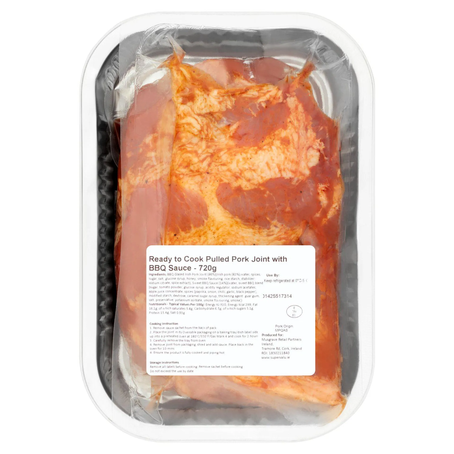 Prepared By Our Butcher Cook In Bag Pulled Pork (1 Piece)