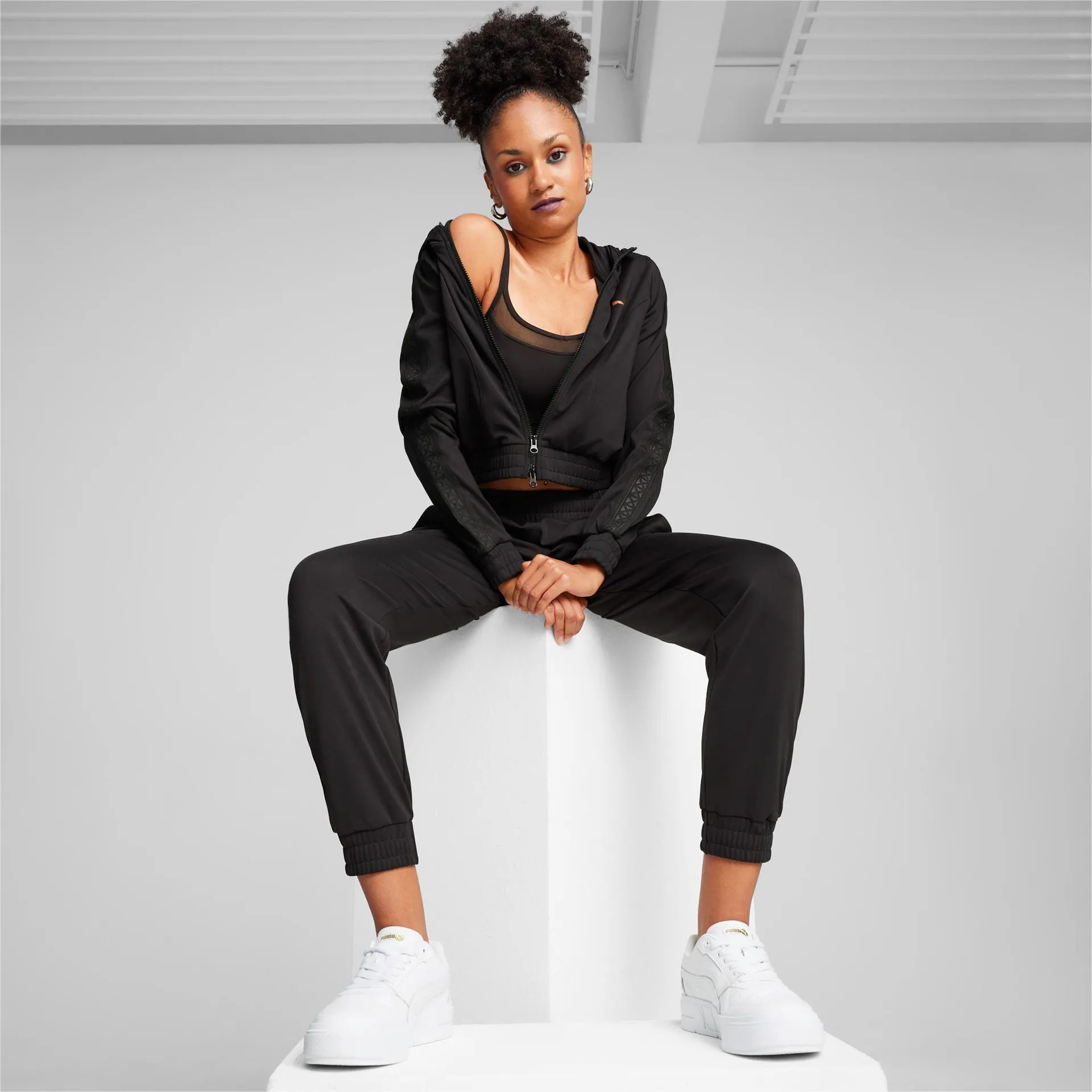 PUMA x PAMELA REIF Women's Corset Hoodie