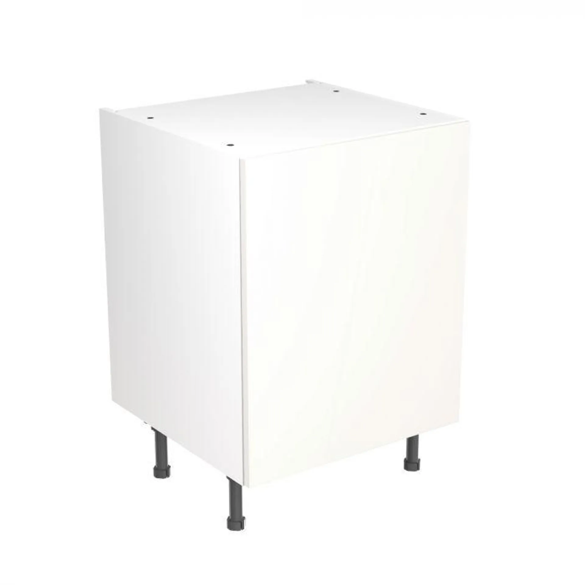 Slab Gloss White Cabinet Base 600w X 870h X 570d