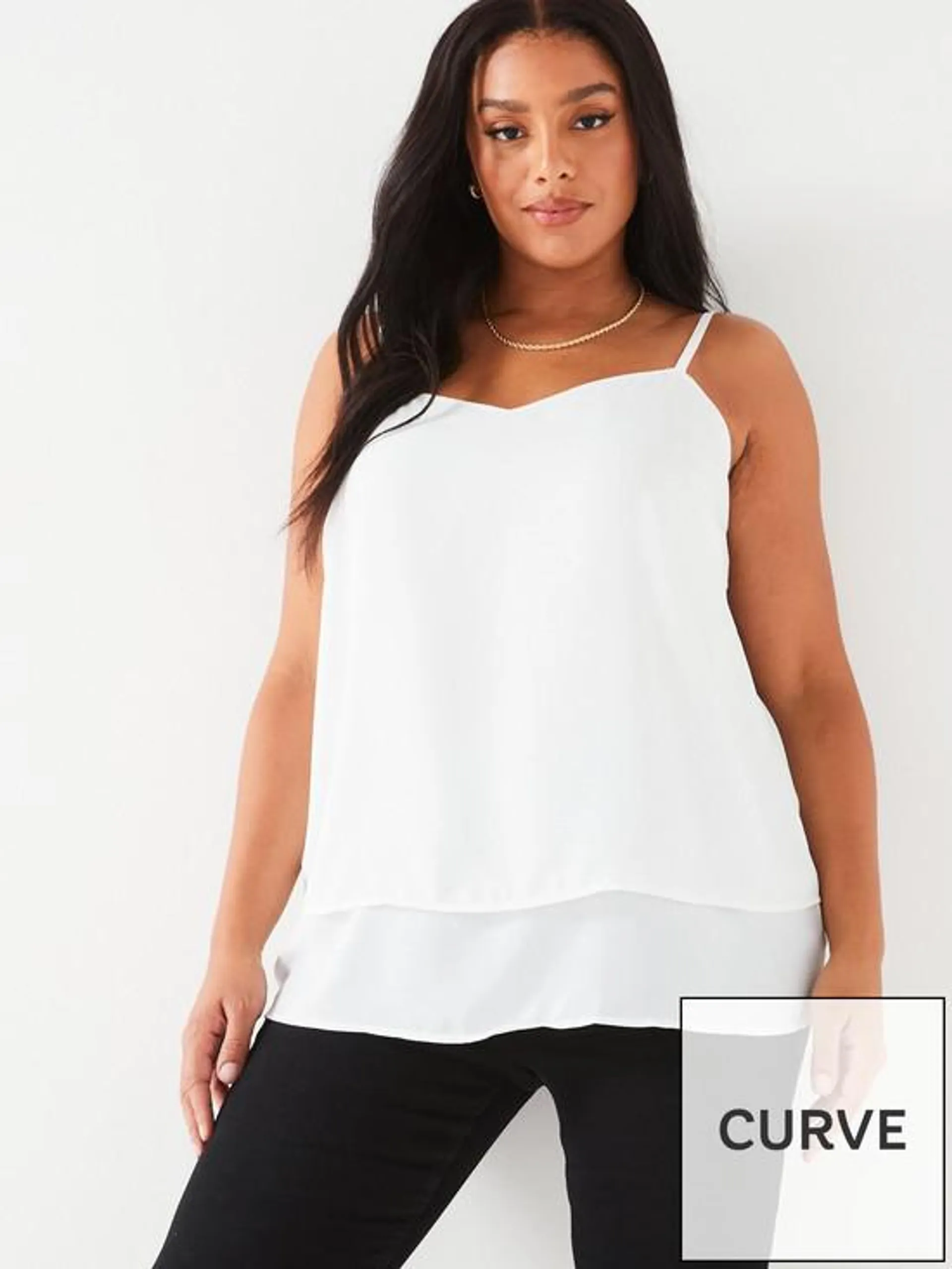 Woven Cami Top - Ivory