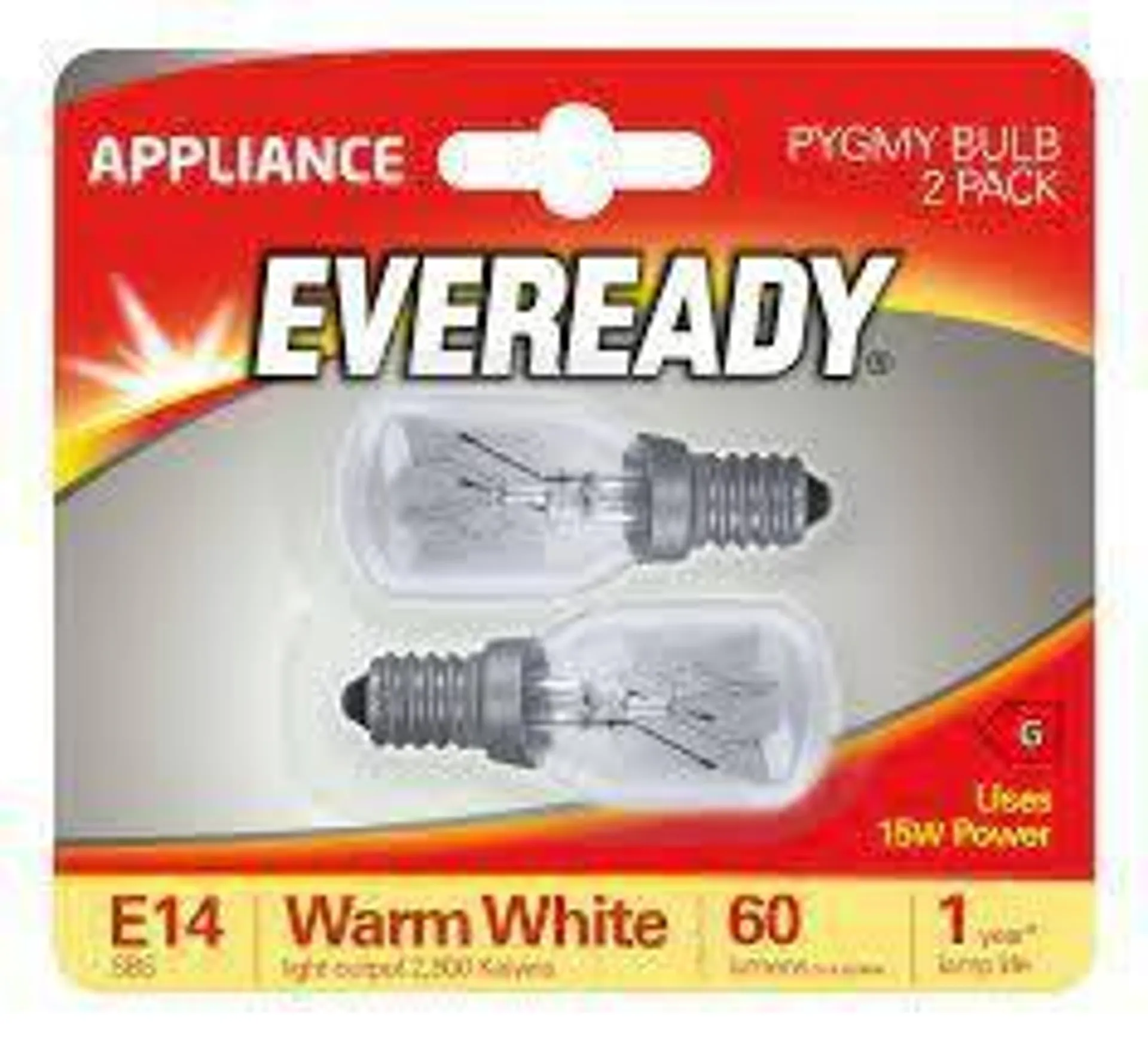 Eveready 15w Pygmy SES / E14 Bulbs