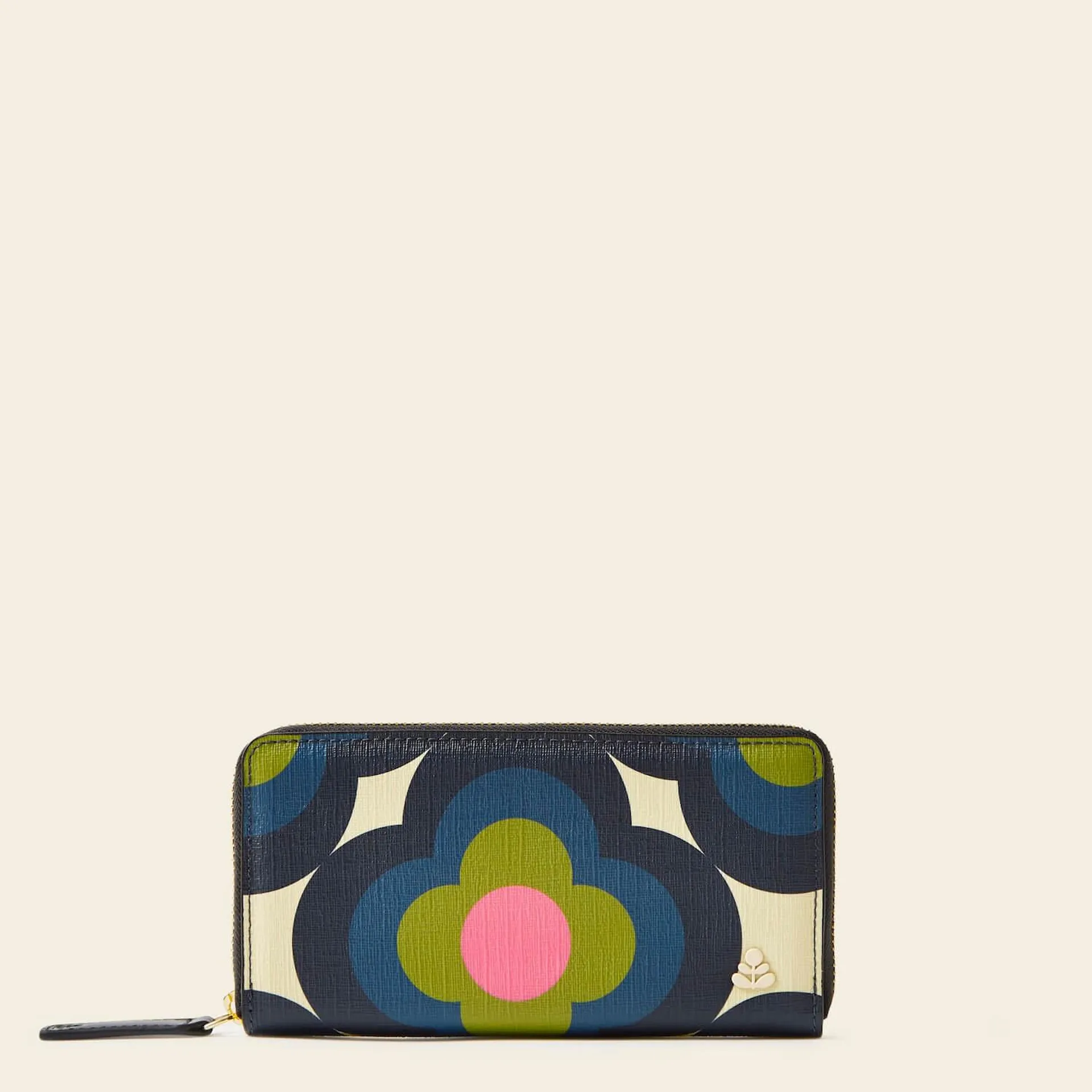 Forget Me Not Wallet in Radial Flower Rockpool