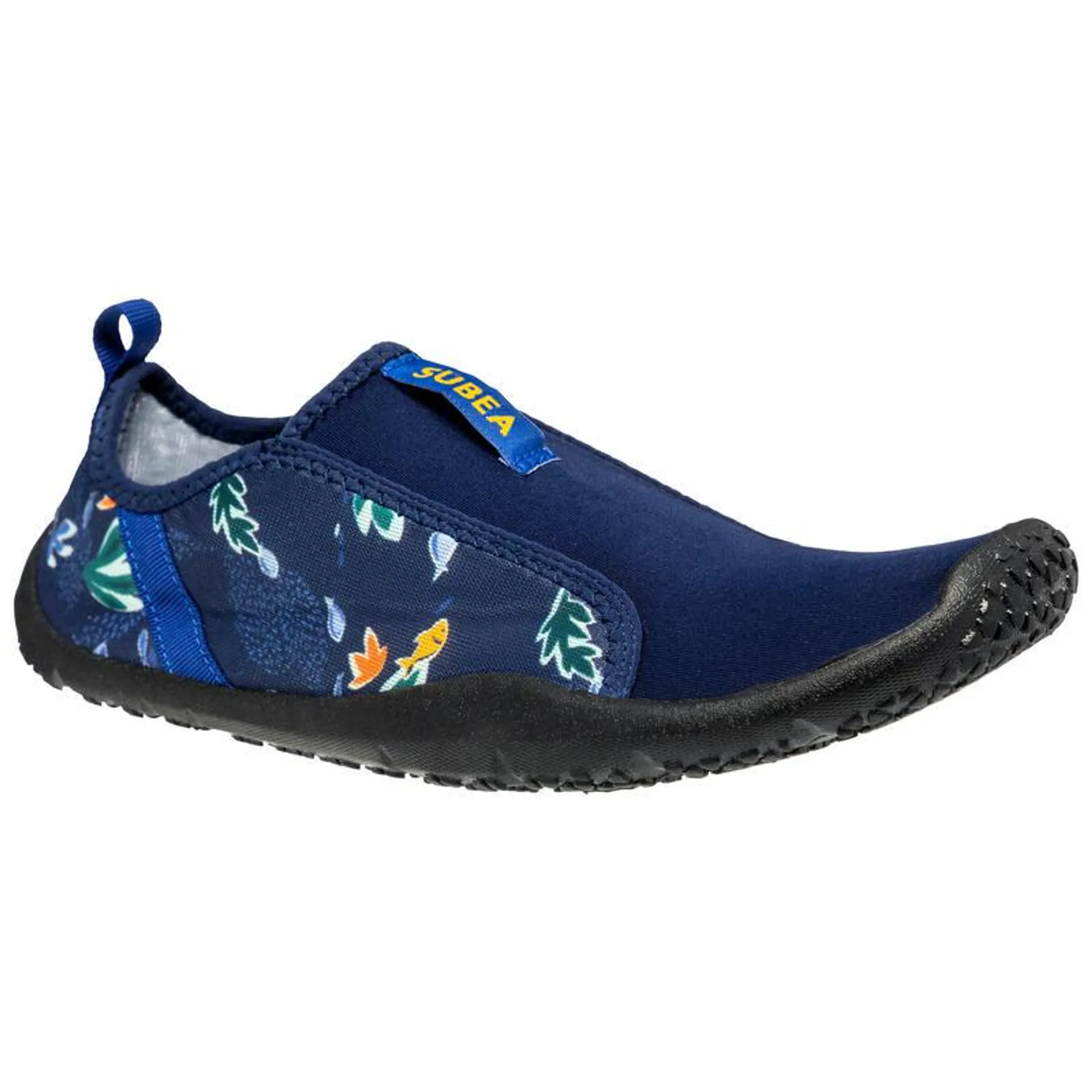 Adults elasticated aquashoes - Aquashoes 120 med sea black soles