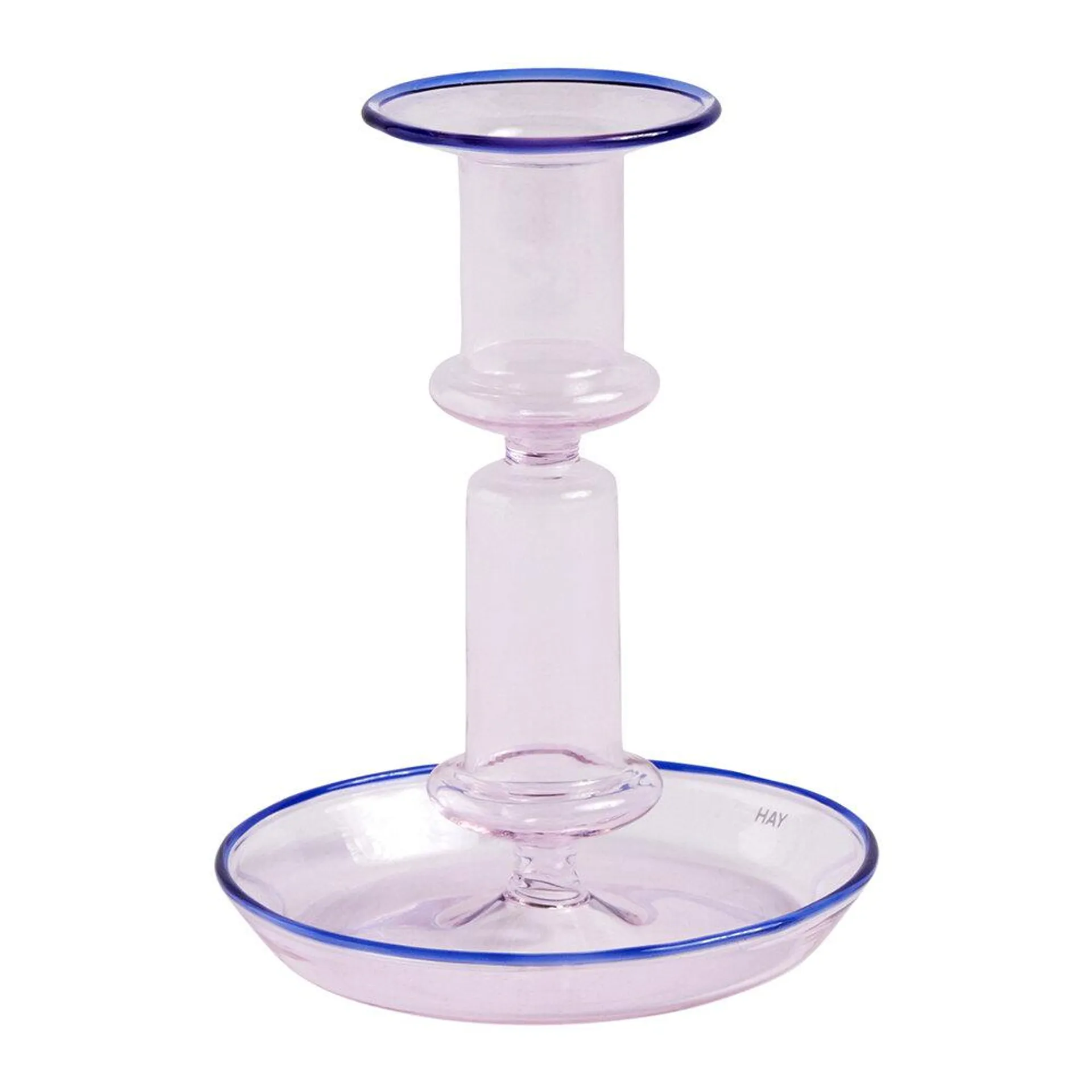 Flare Candle Holder - Medium - Pink/Blue