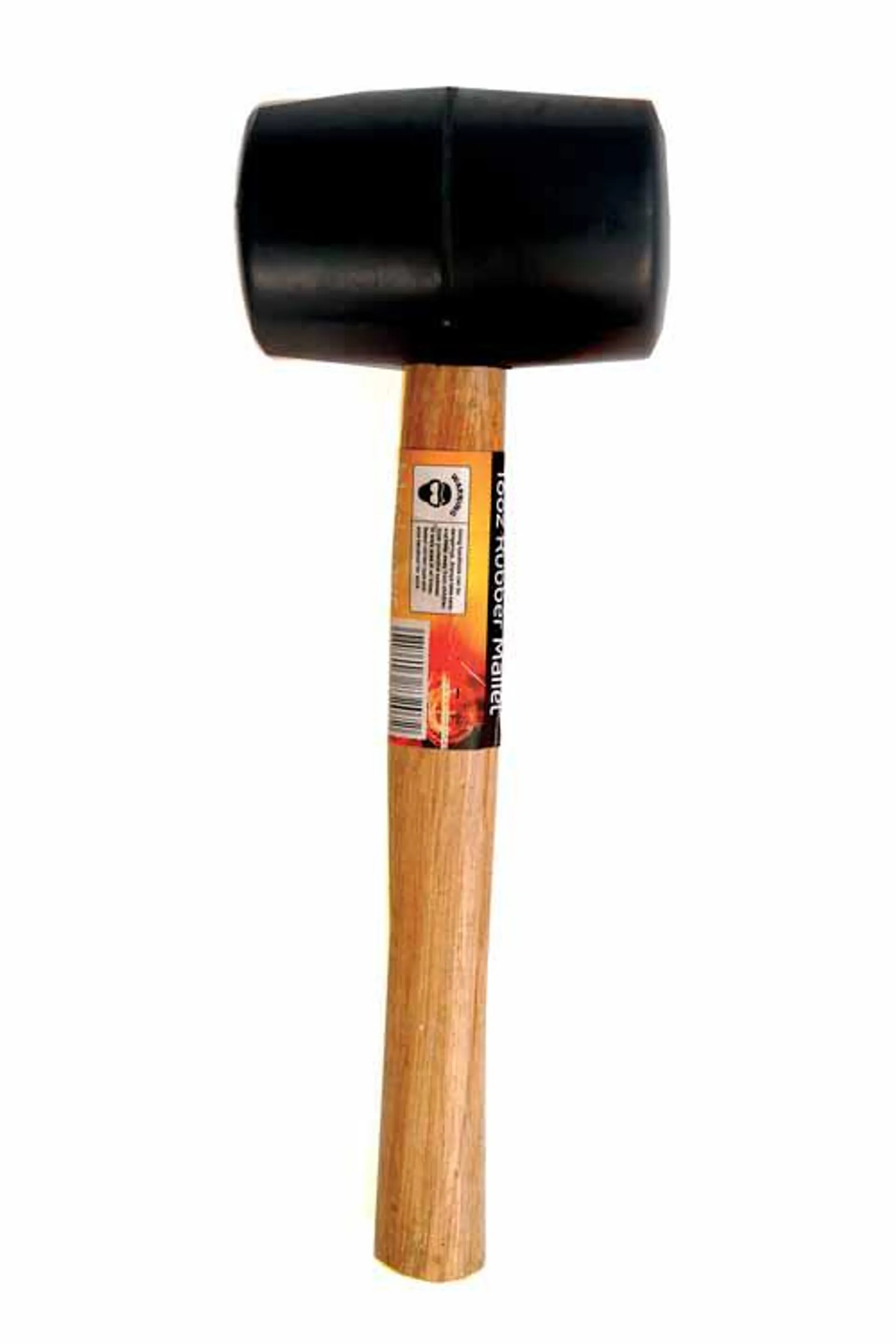 16oz Rubber Mallet with wooden shaft