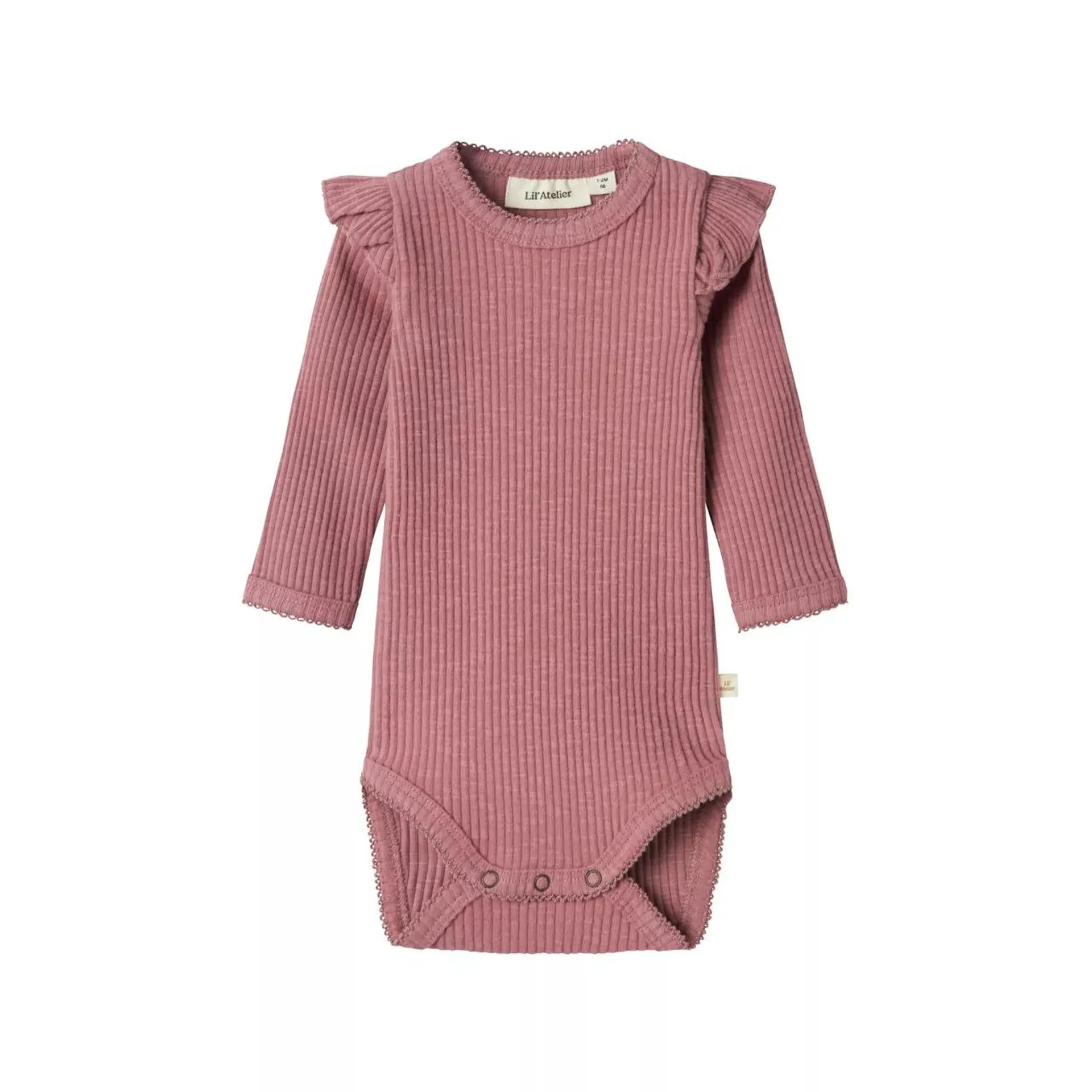 LIL ATELIER Frill Ribbed Bodysuit €20.00