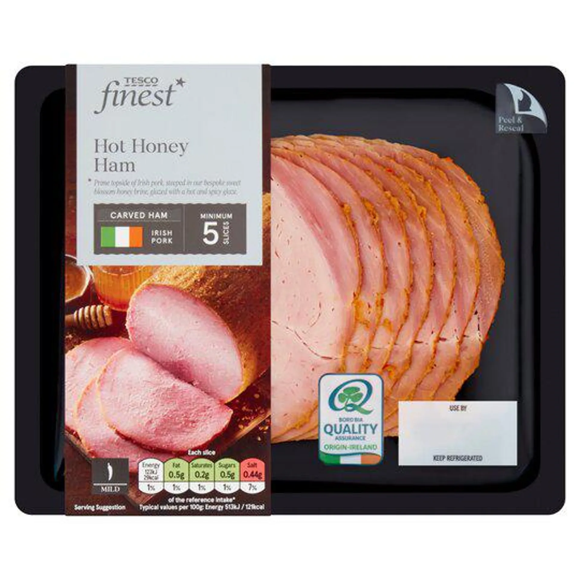 Tesco Finest Hot Honey Ham 120G