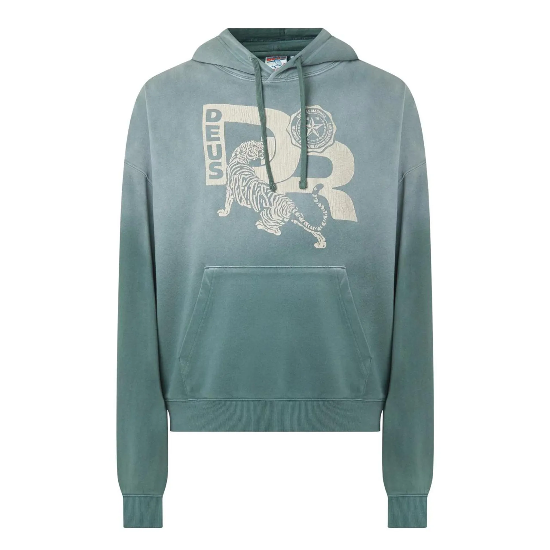 New in DEUS EX MACHINA Strong Arm Logo Drawstring Hoodie €150.00