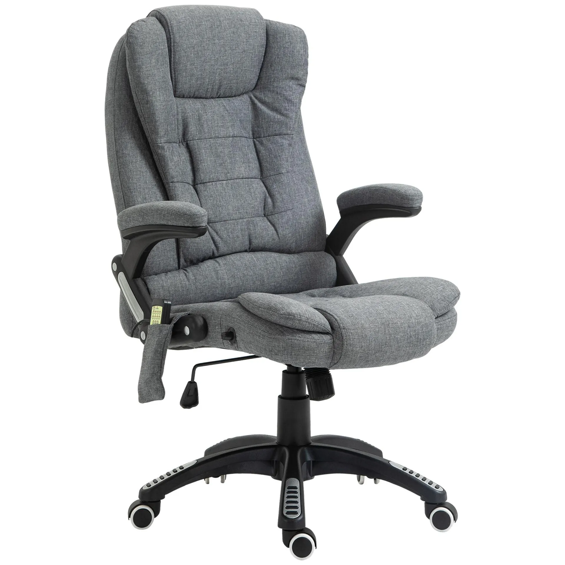 ProperAV Extra Ergonomic Reclining Adjustable Heated Massage Executive Office Chair
