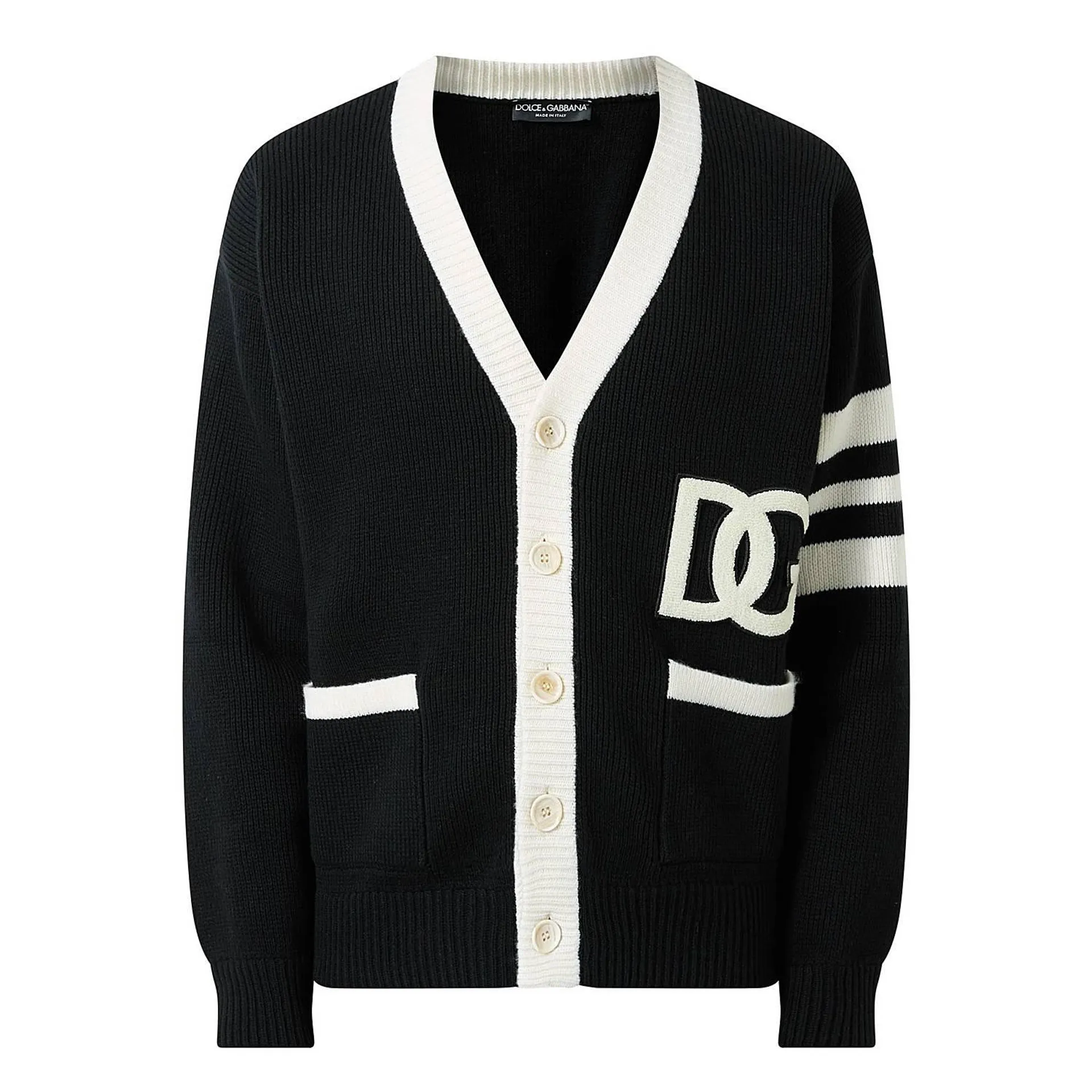 DG Logo Wool Knitted Cardigan