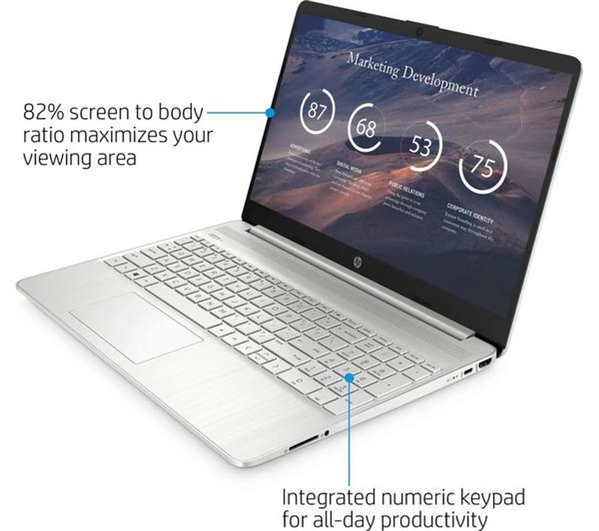 HP 15s-fq4577sa 15.6" Laptop - Intel® Core™ i7, 512 GB SSD, Silver