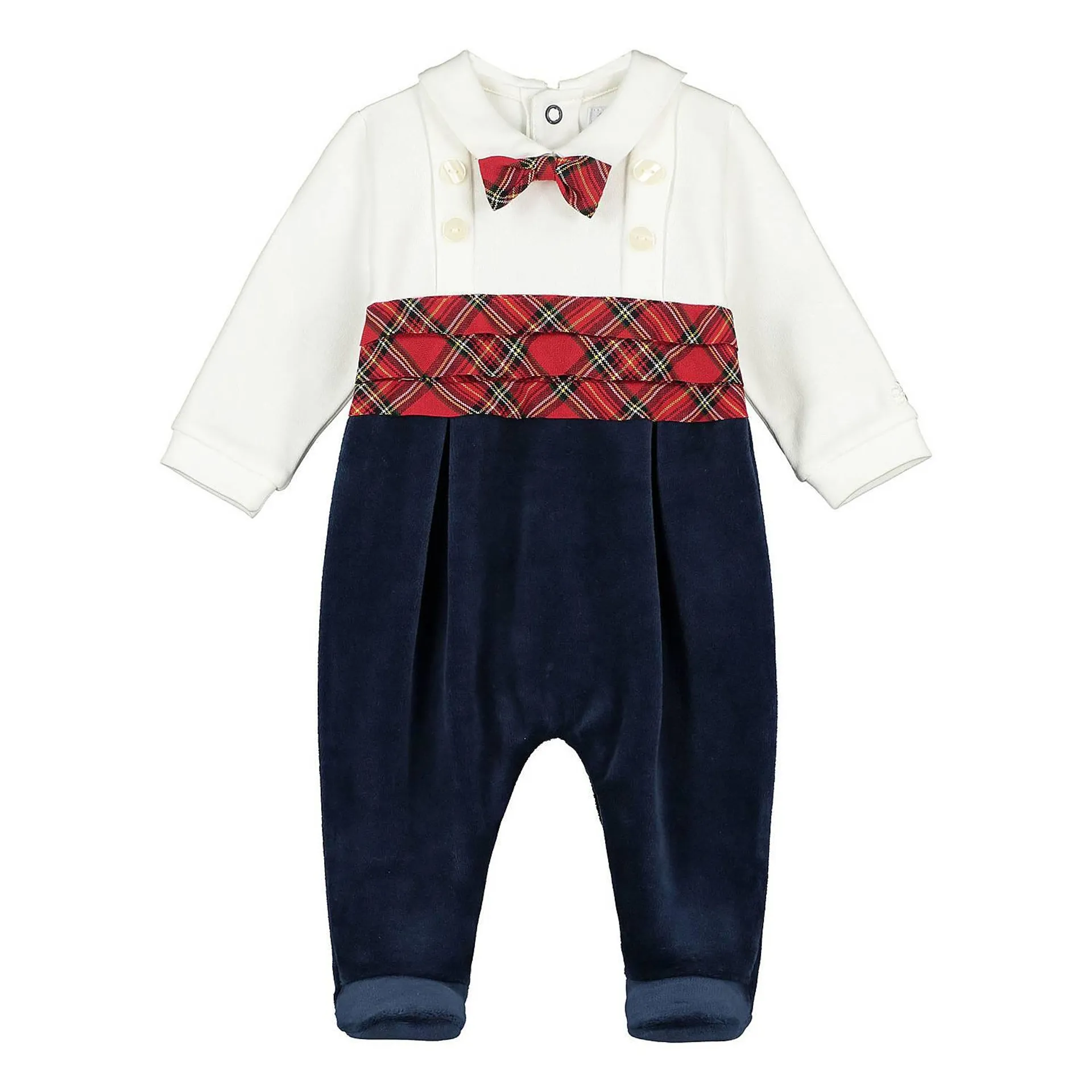 Callan Tartan Suit Babygrow