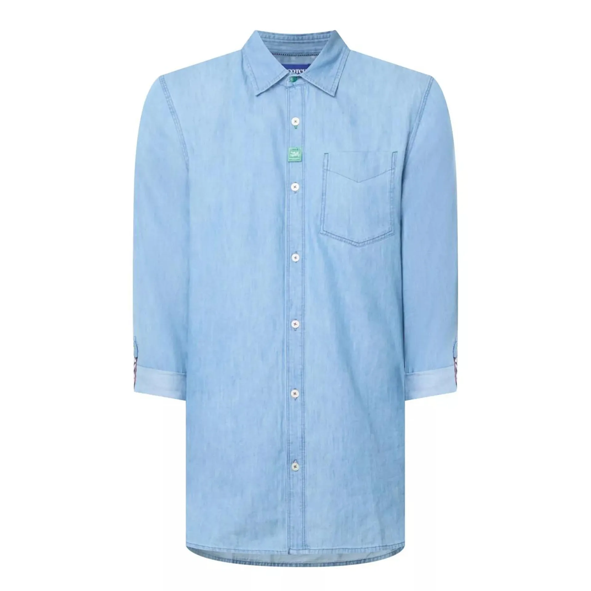 New in SCOTCH & SODA Adjustable Sleeve Denim Shirt €119.95