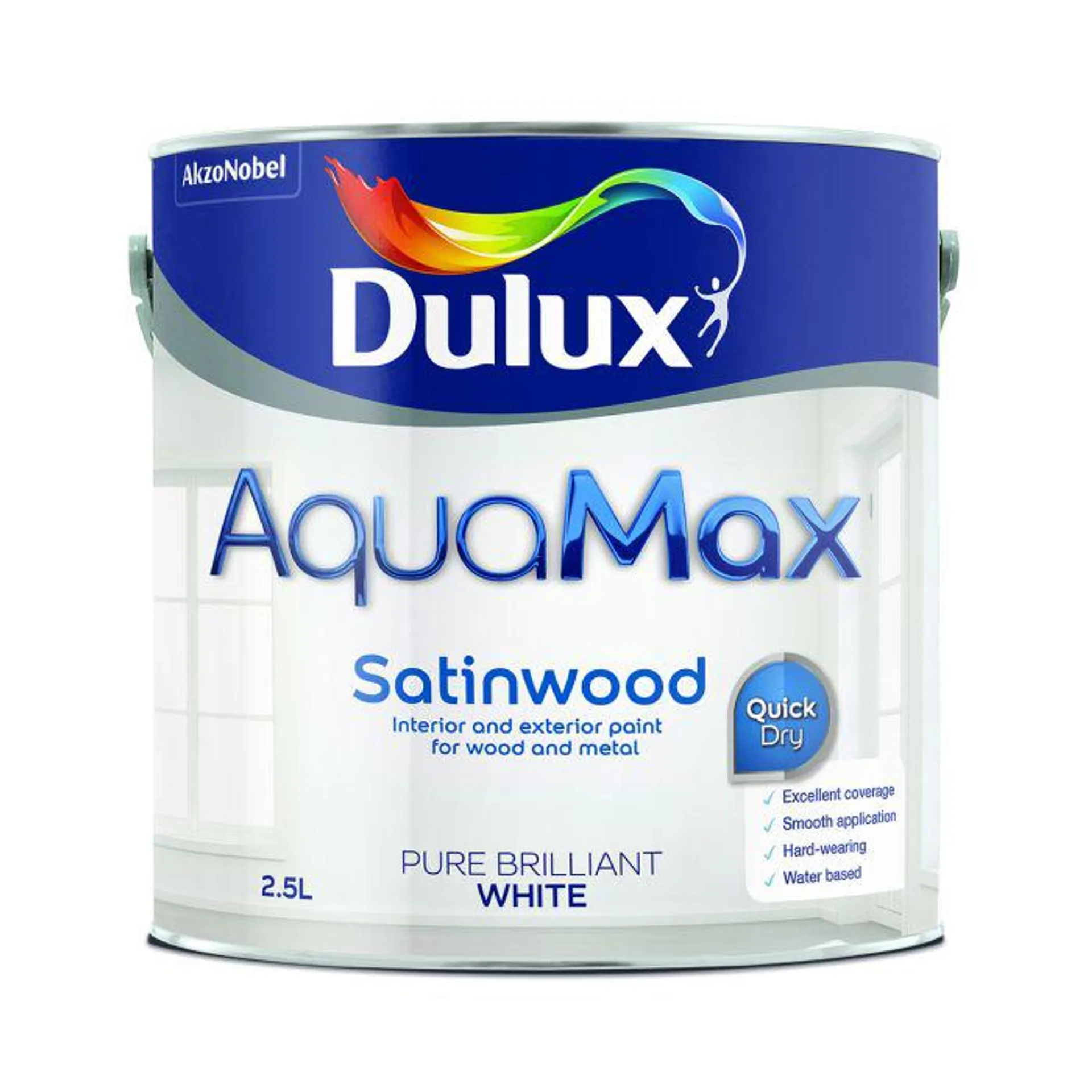 Dulux Aquamax Satinwood Pbw 2.5l