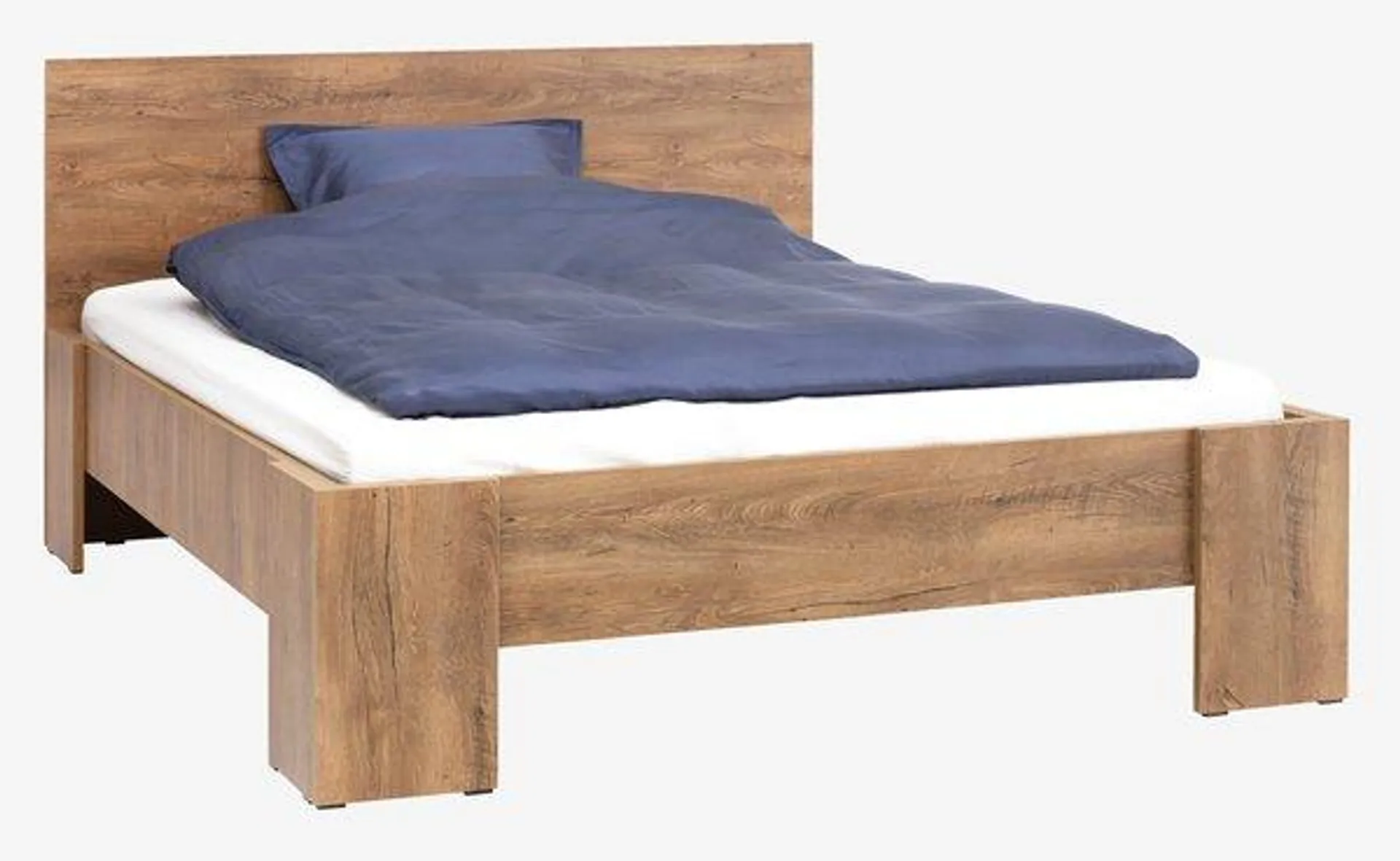 Bed frame VEDDE Double wild oak