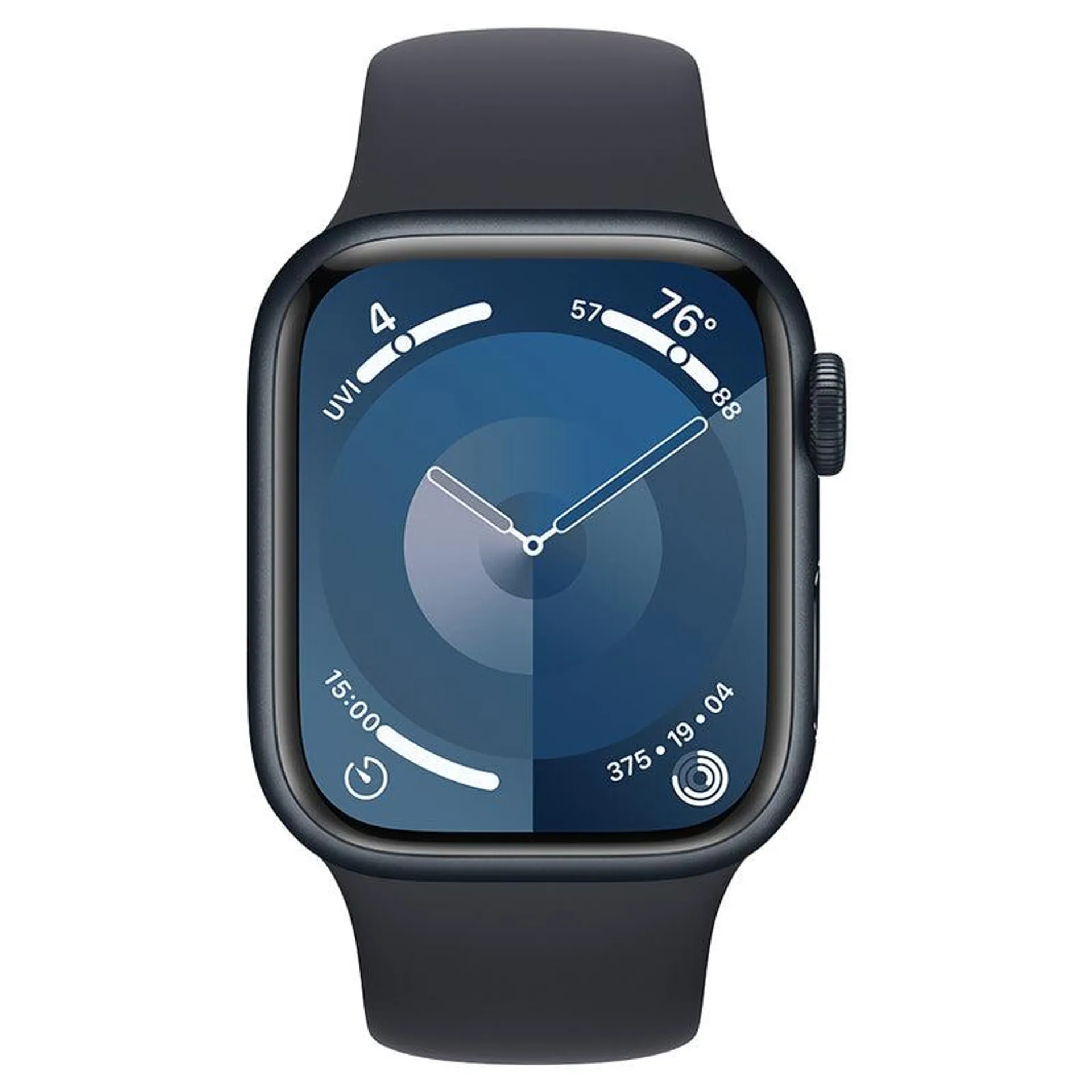 Apple Watch Series 9 GPS 41MM S/M Midnight Aluminium Case with Sport Band - Midnight | MR8W3QA/A