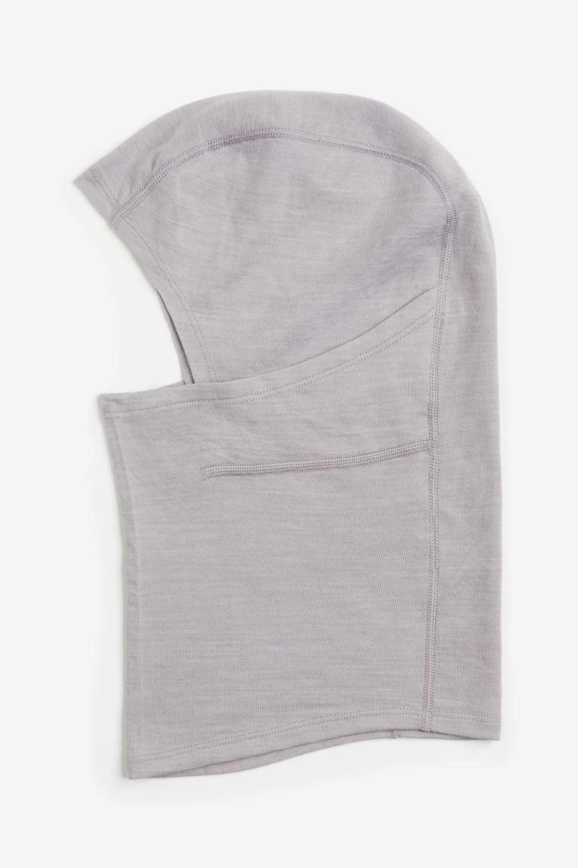 Seamless wool-blend sports balaclava