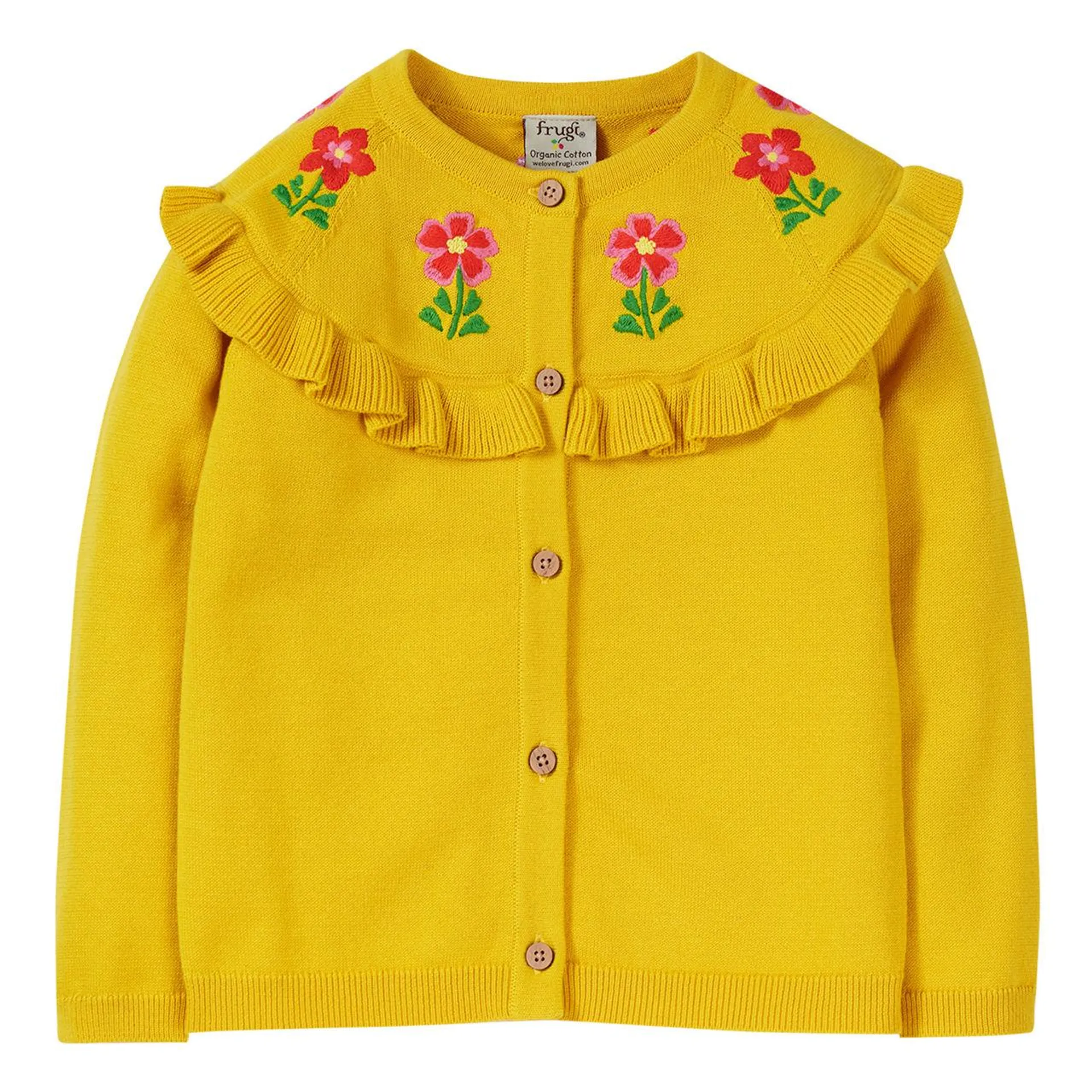 Floral Ruffle Cardigan