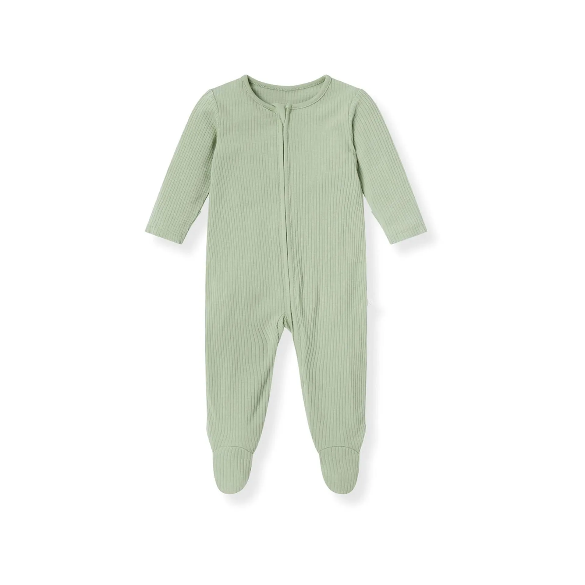 Clever Zip Ribbed Sleepsuit