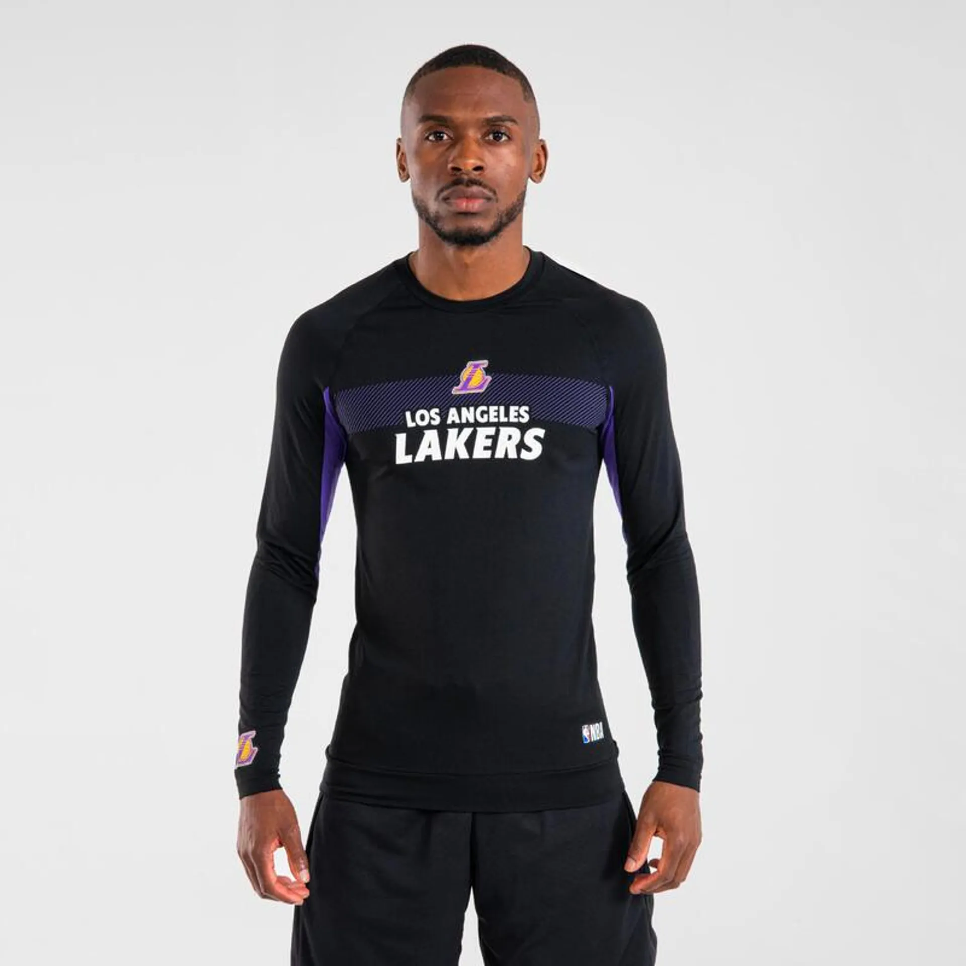 Men's/Women's Basketball Base Layer Jersey UT500 - NBA Los Angeles Lakers/Black