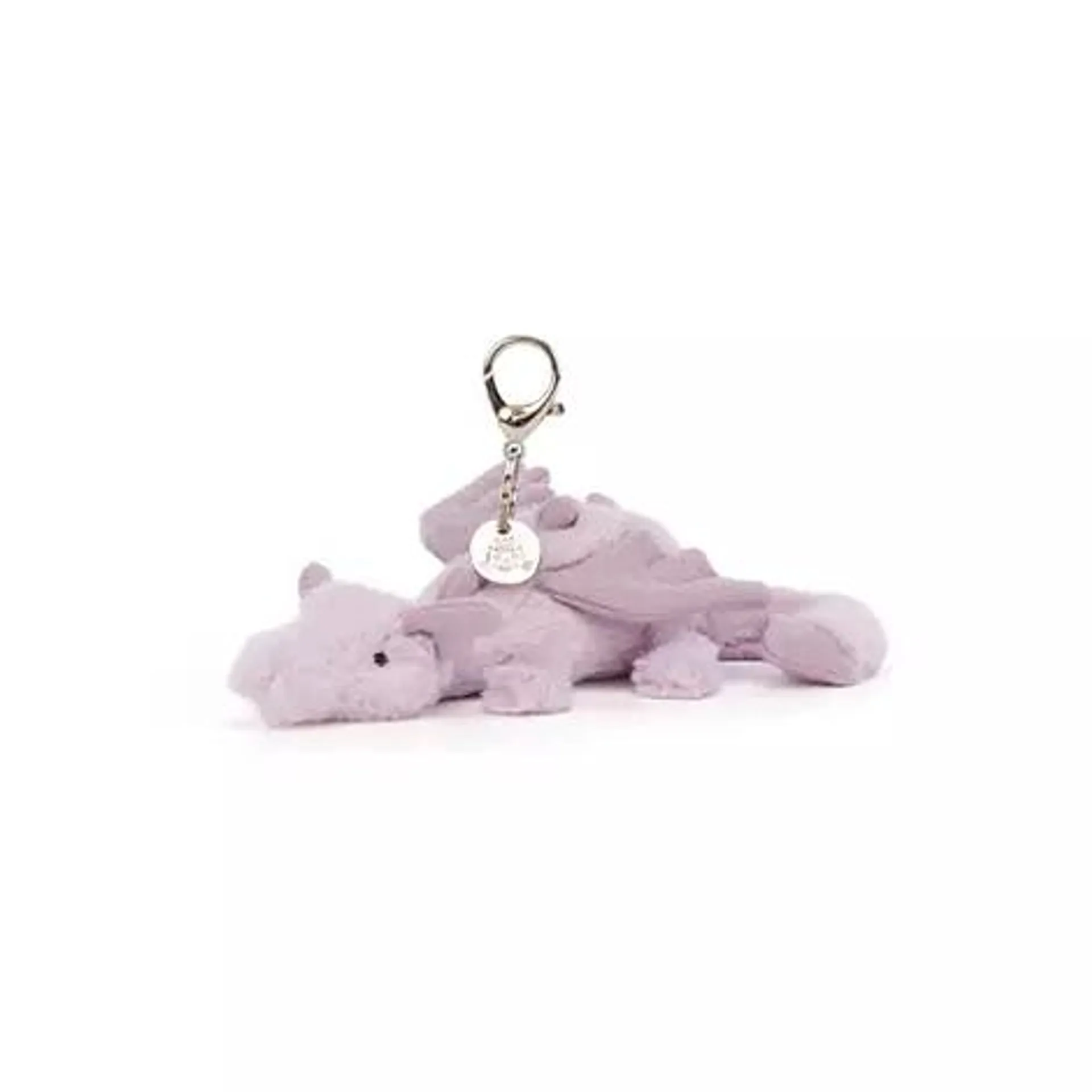 Lavender Dragon Bag Charm 8cm