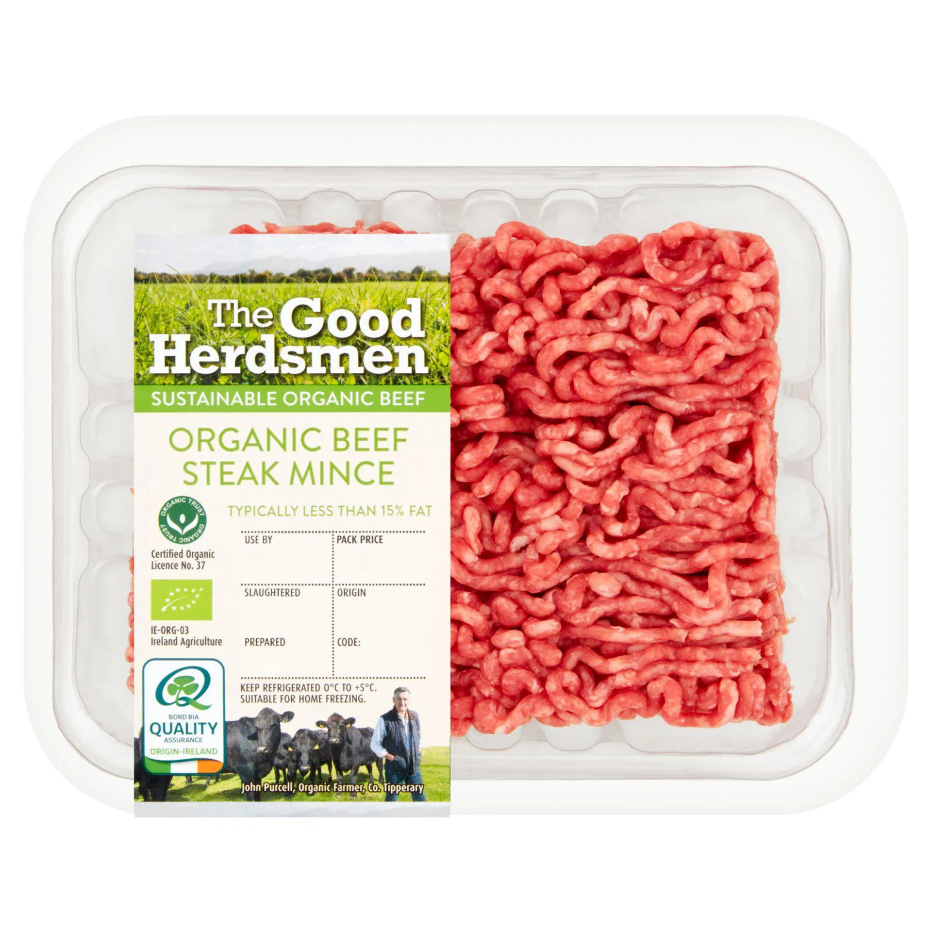 Good Herdsmen Organic Beef Steak Mince (380 g)