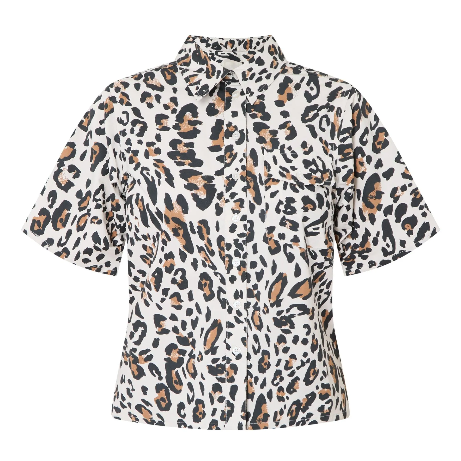 Timian Leopard Print Blouse