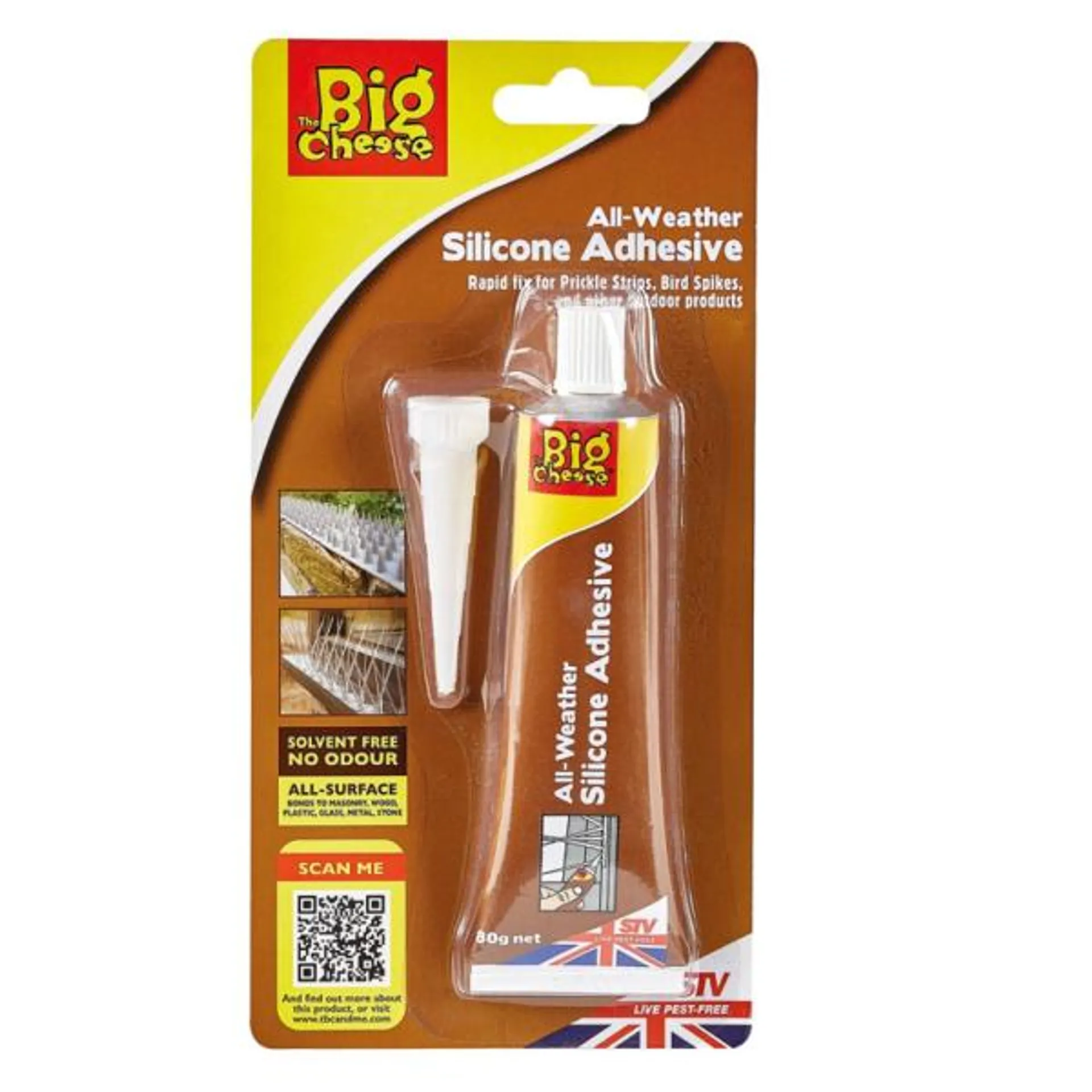 Big Cheese All-Weather Silicone Adhesive 80g