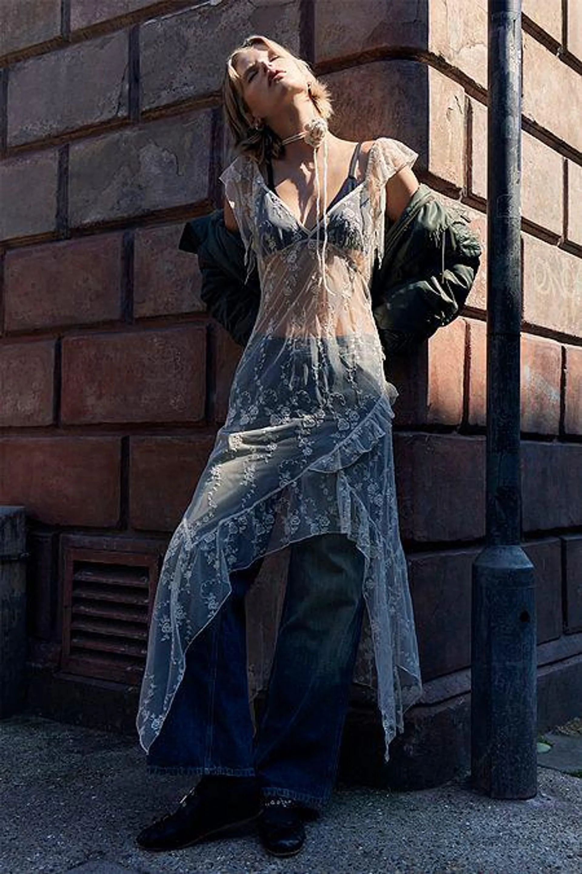 Light Before Dark Vixen Sheer Embroidery Maxi Dress