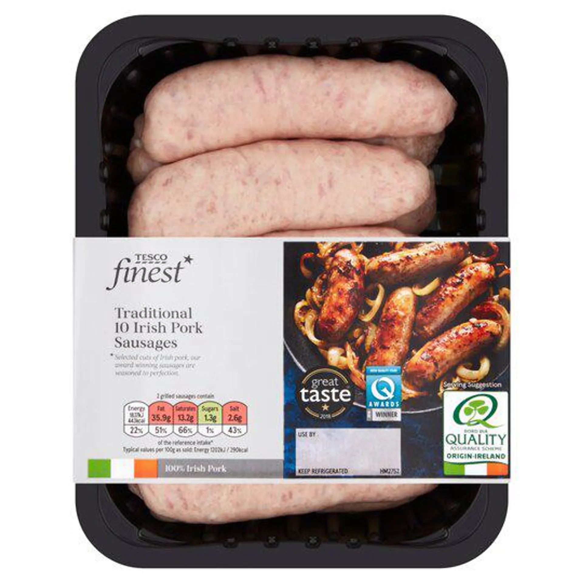 Tesco Finest Irish Pork Sausages 750G