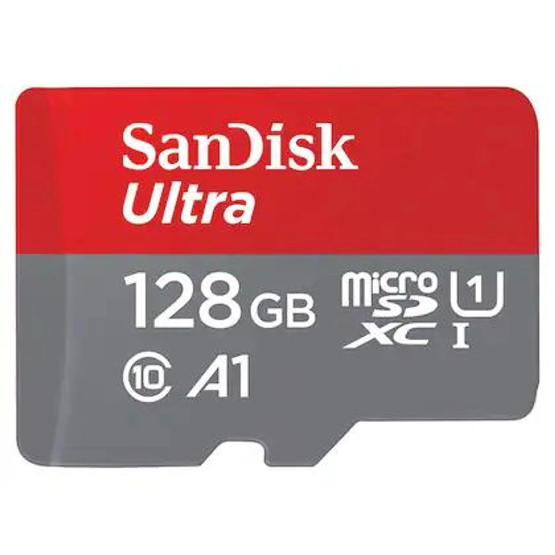 SanDisk Ultra microSDXC UHS-I Card, 128GB, 140MB/s R, 10 Y Warranty, for Smartphones