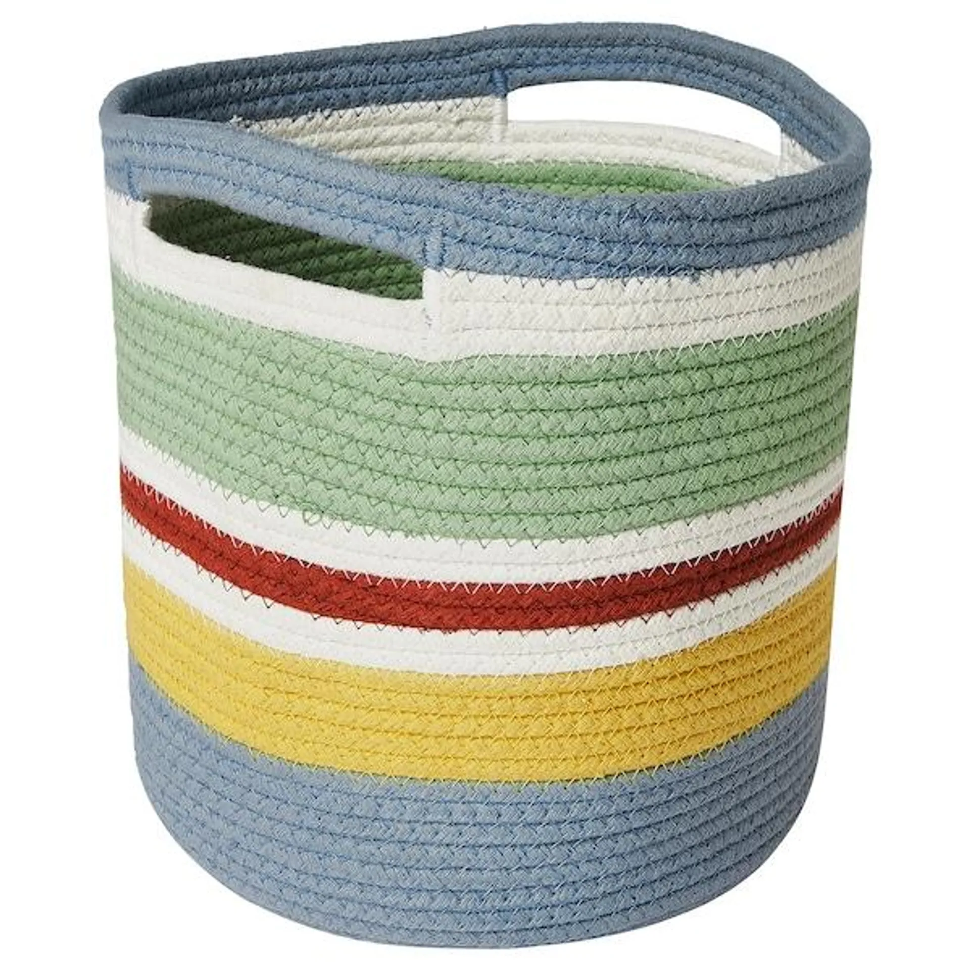 Storage bag, braided/multicolour,