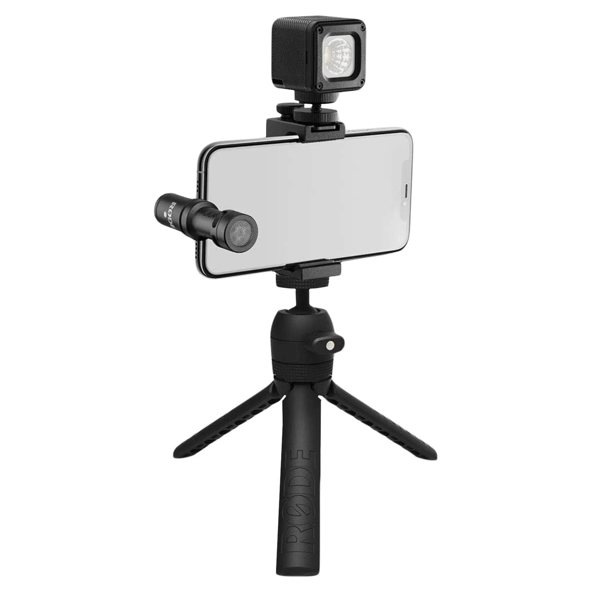 RODE VLOGVMMC Vlogger Kit for Mobile with Mic (Directional Sound Pickup, Black)