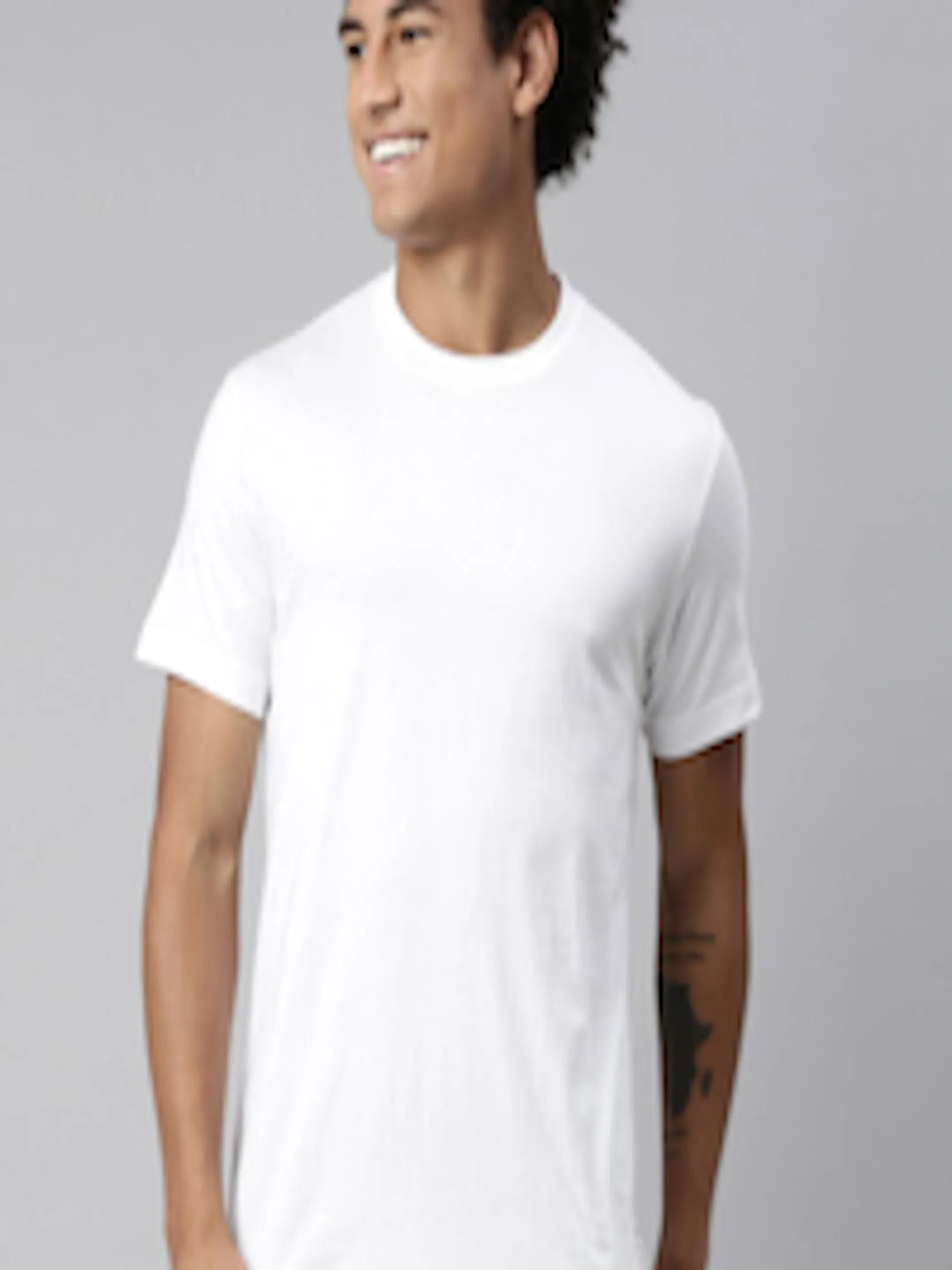 Men Smartskin Technology Pure Cotton Lounge T-shirts-025