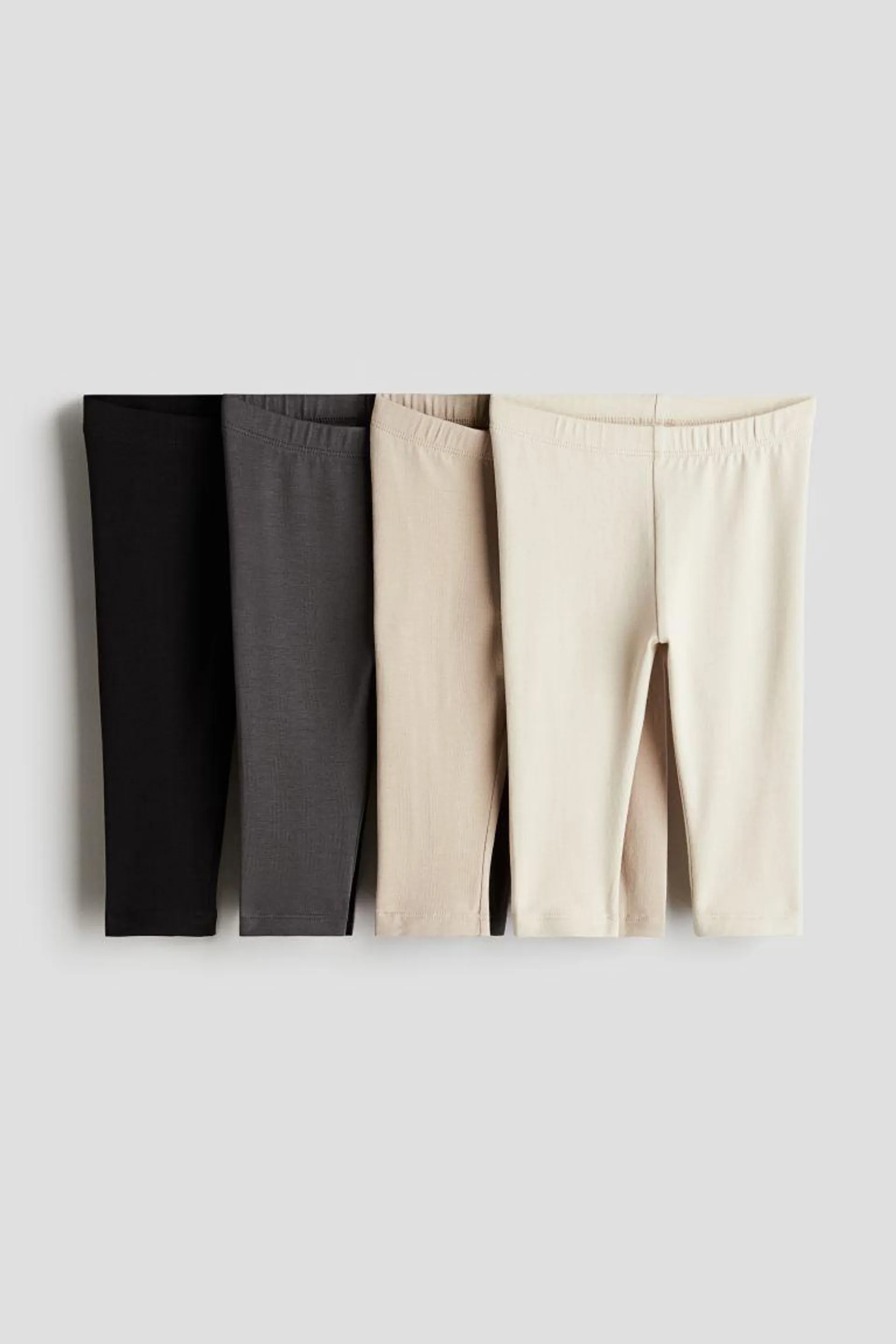 4-pack cotton jersey leggings