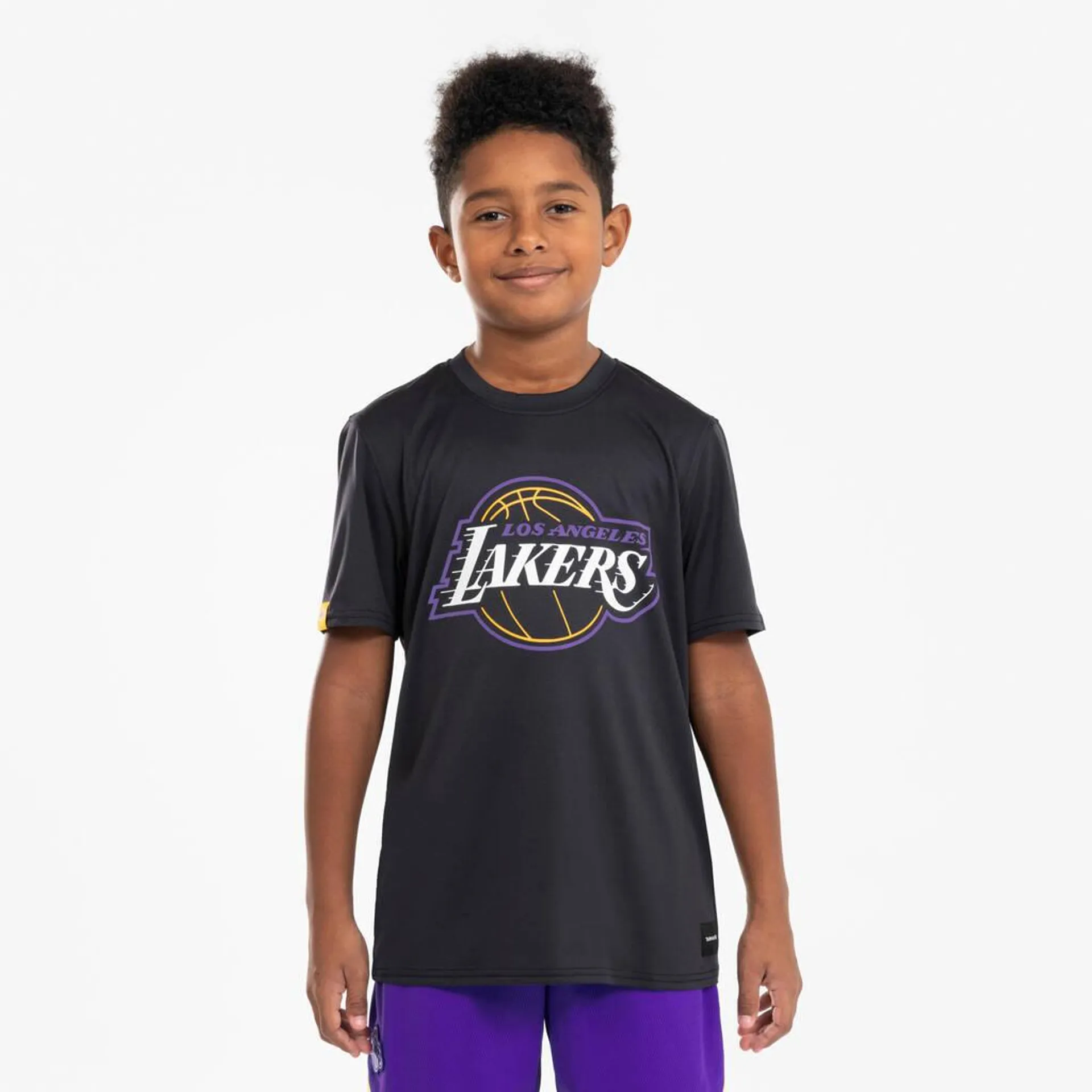 Kids' Basketball T-Shirt TS 900 NBA Lakers - Black