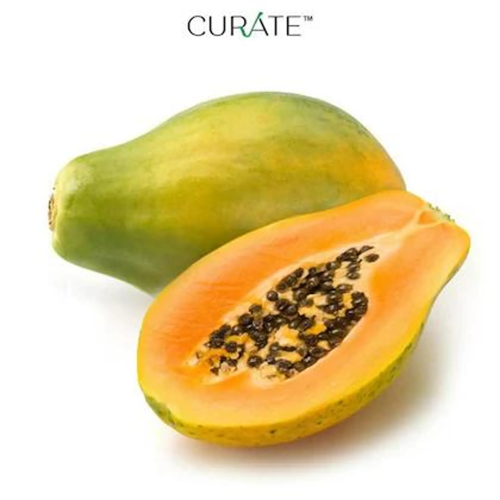 Curate Papaya Mini Premium Indian 1 Pc (Approx 390 g - 590 g)