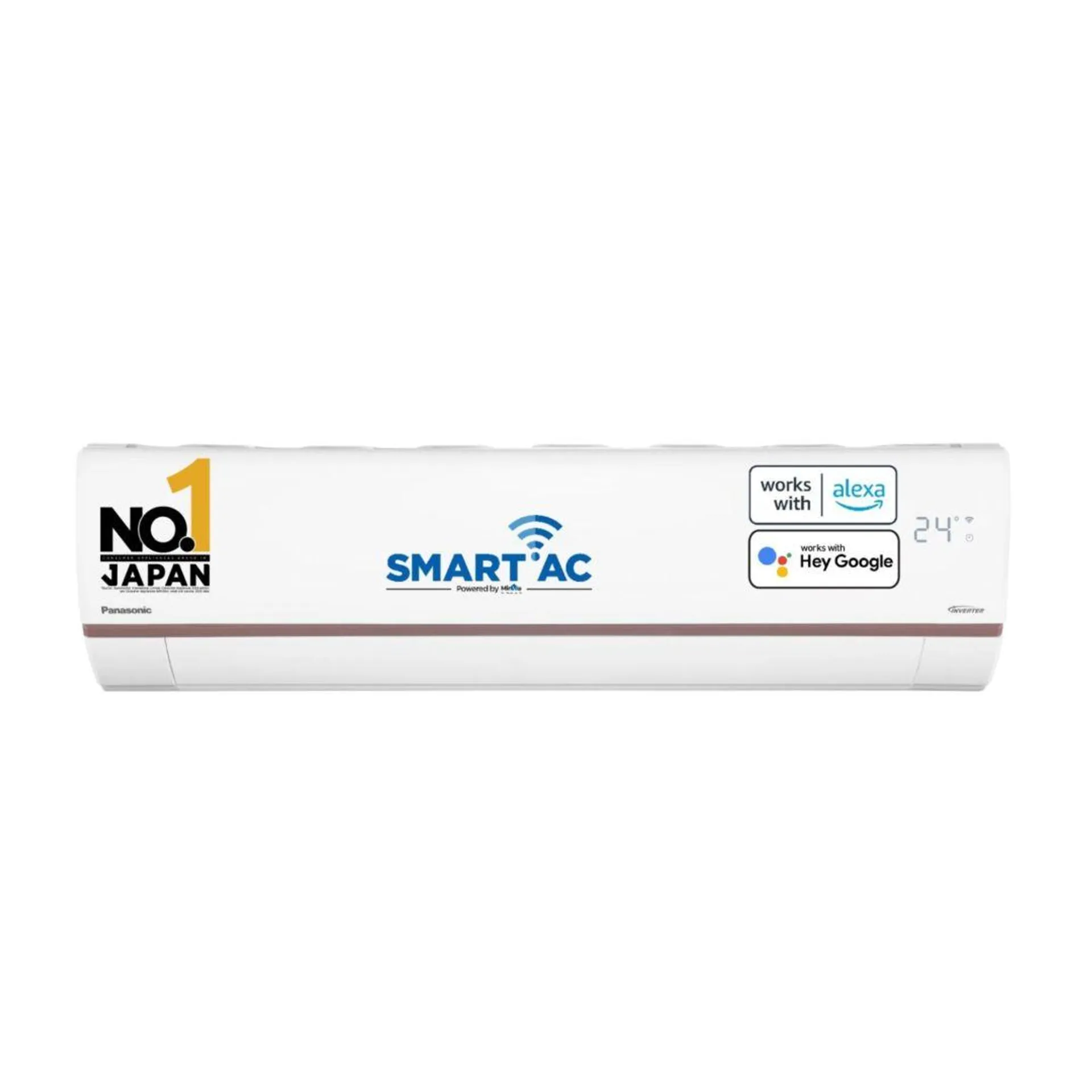 1 Ton 5 Star Wi-Fi Inverter Smart Split AC (7 in 1 Convertible with True AI Mode, 4 Way Swing, Active Air Purification by nanoe-G and real time AQI monitoring, Matter Certified, 2024 Model, White)