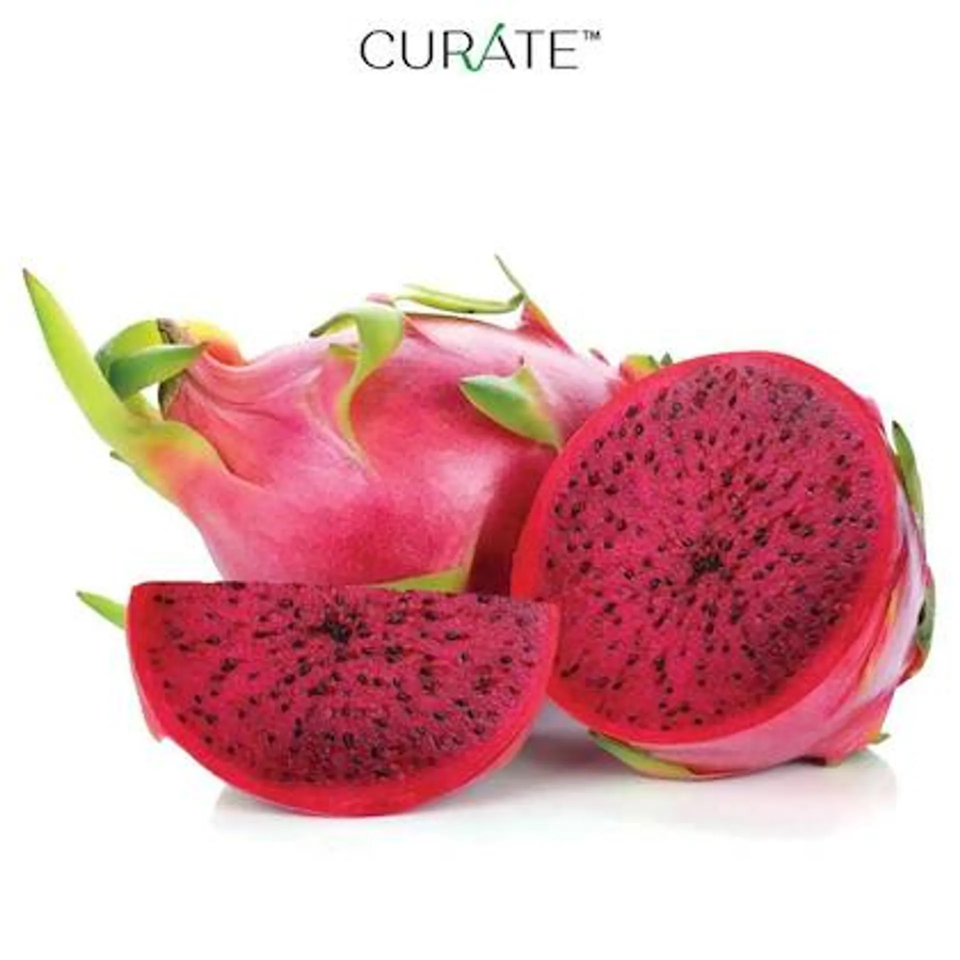 Curate Dragonfruit Red Flesh Medium Premium Indian 1 pc (Approx 290 g - 390 g)