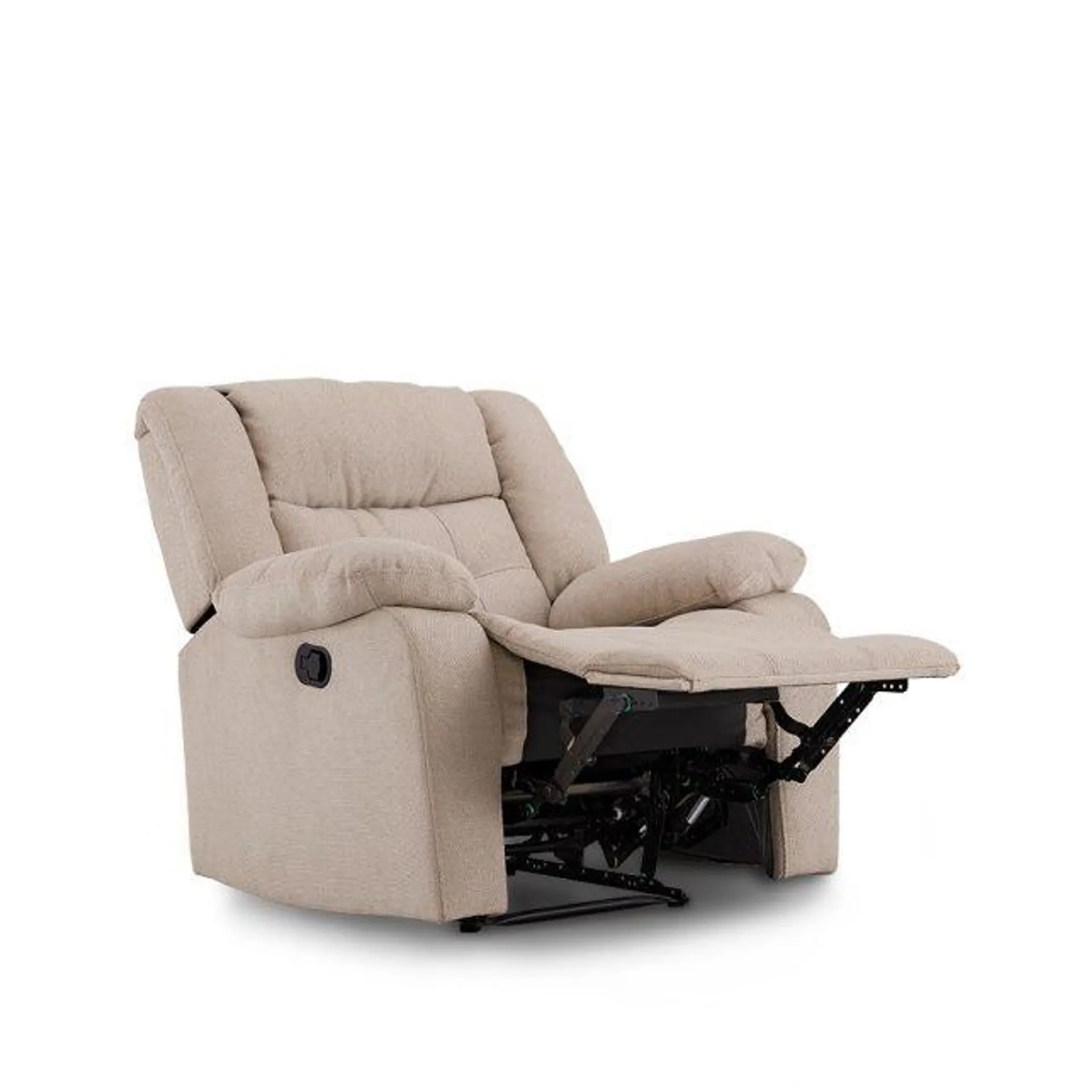 Veyron Rocker- Recliner in Beige Fabric