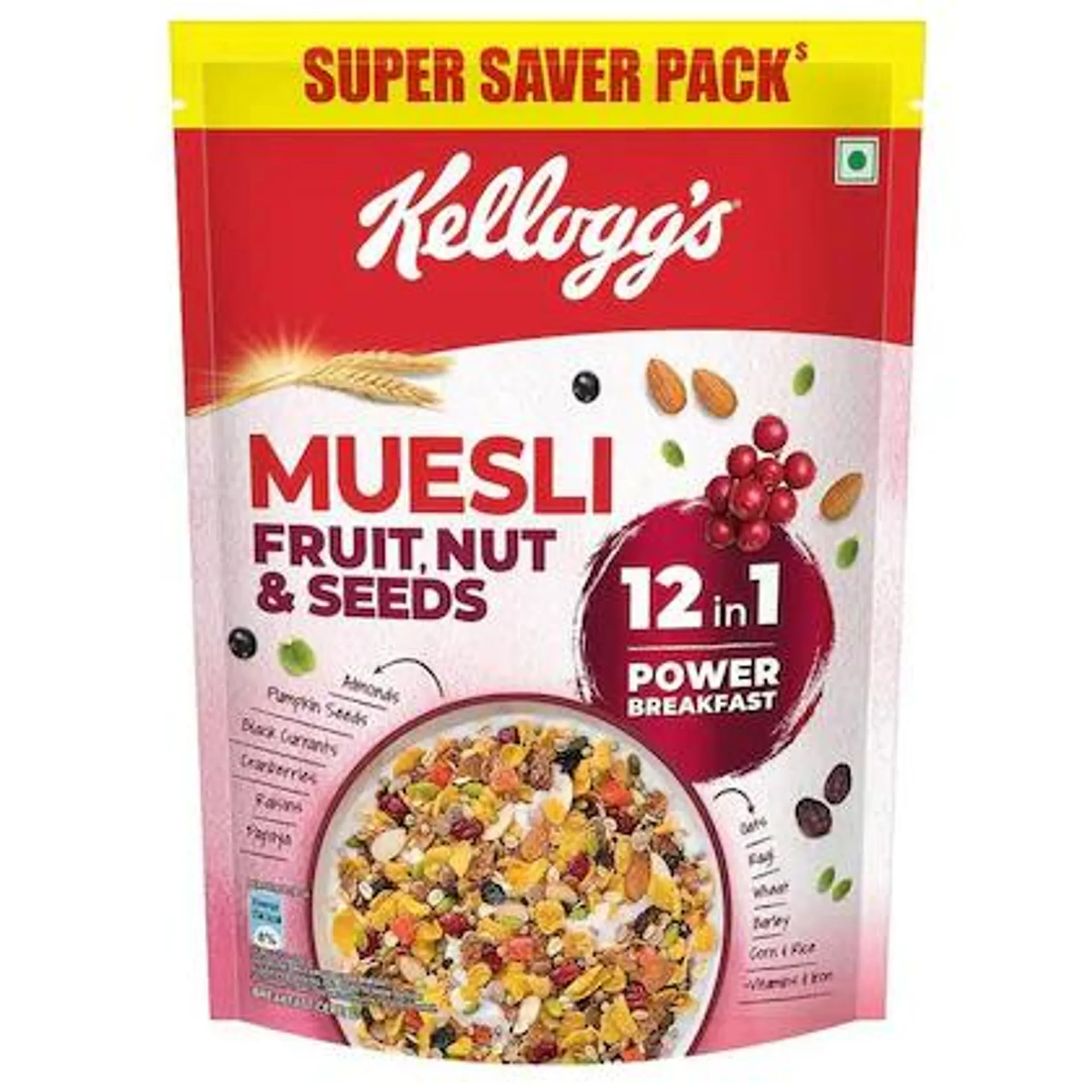 Kellogg's Fruit, Nut & Seeds Muesli 750 g