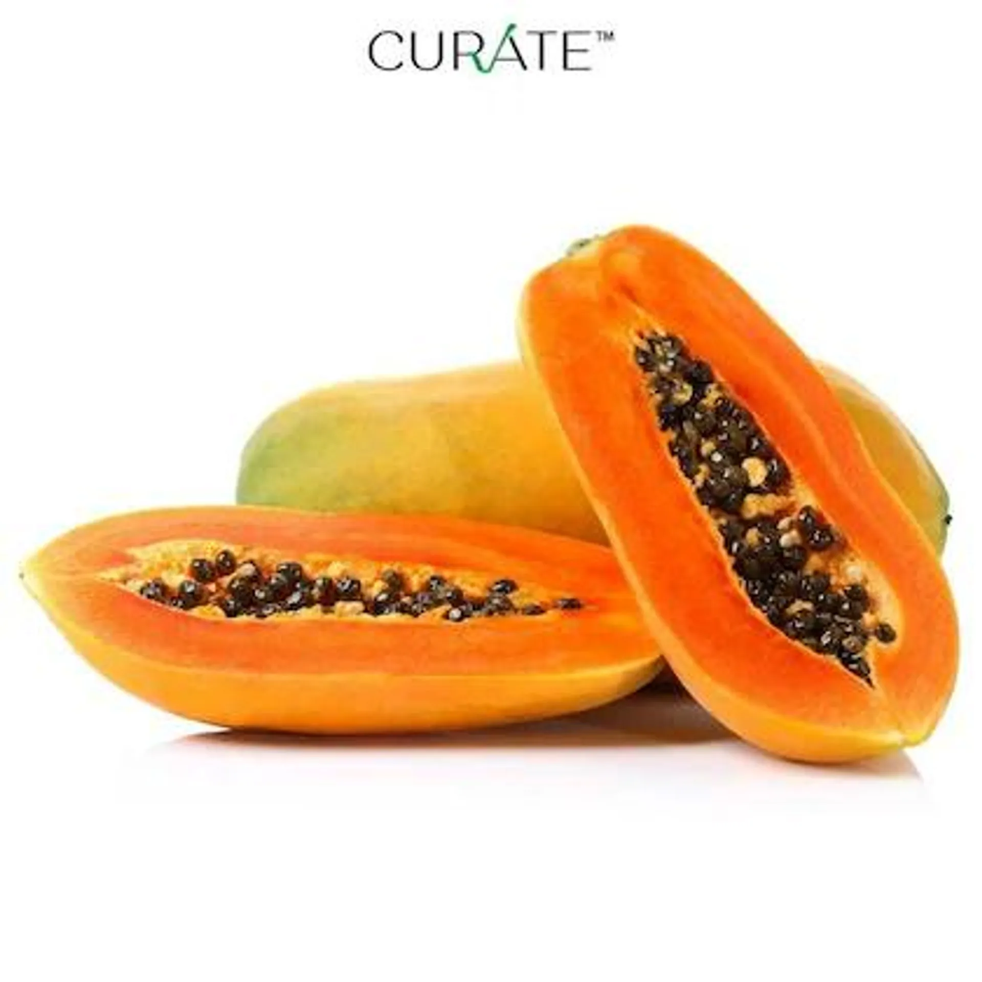 Curate Papaya Large Premium Indian 1 Pc (Approx 0.98 kg - 1.47 kg)