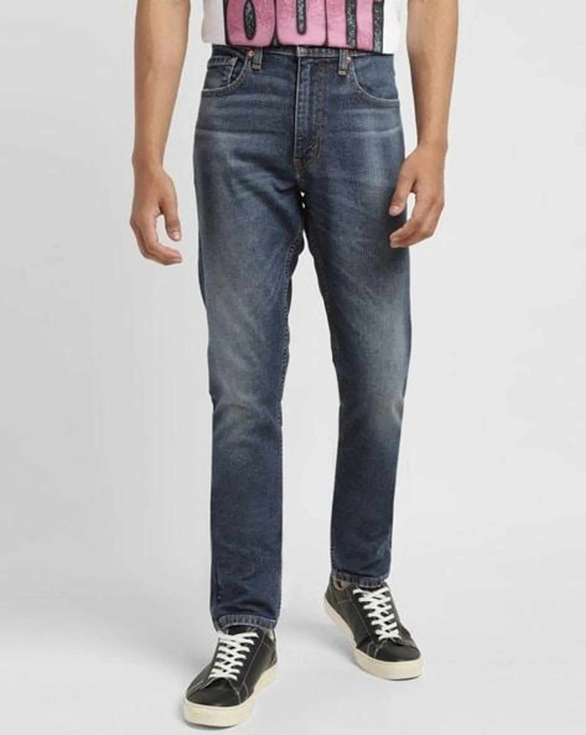 Men Mid-Wash 512 Slim Tapered Fit Jeans