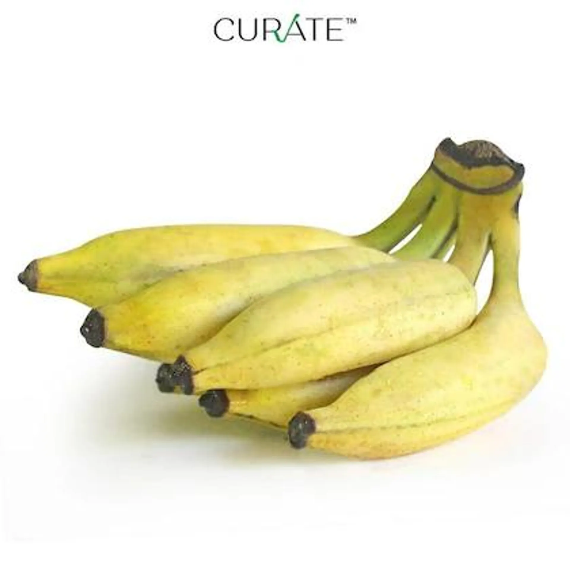 Curate Banana Yellaki Premium Indian 6 pcs (Approx 340 g - 490 g)