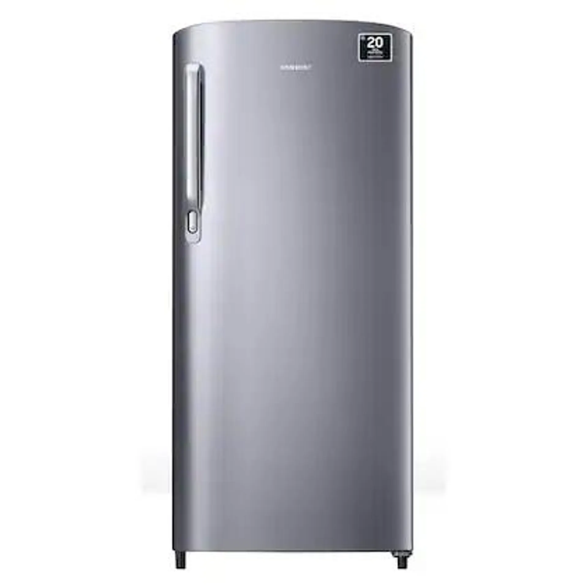 Samsung 183 L 2 Star Digital Inverter Direct Cool Single Door Refrigerator (RR20C2412GS/NL, Gray Silver)