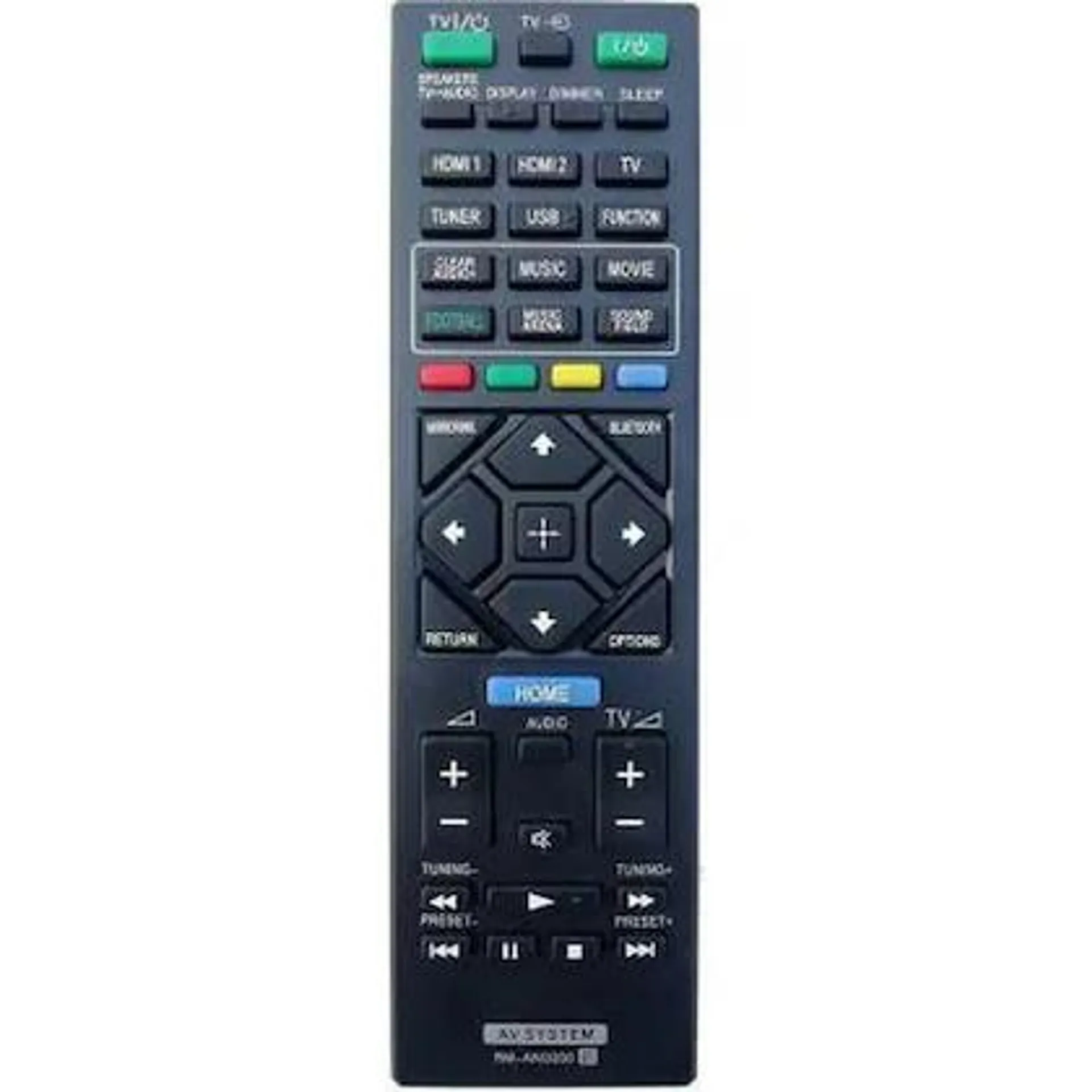 NIJ RM-ANU200 Remote Control for Sony AV System (Black)