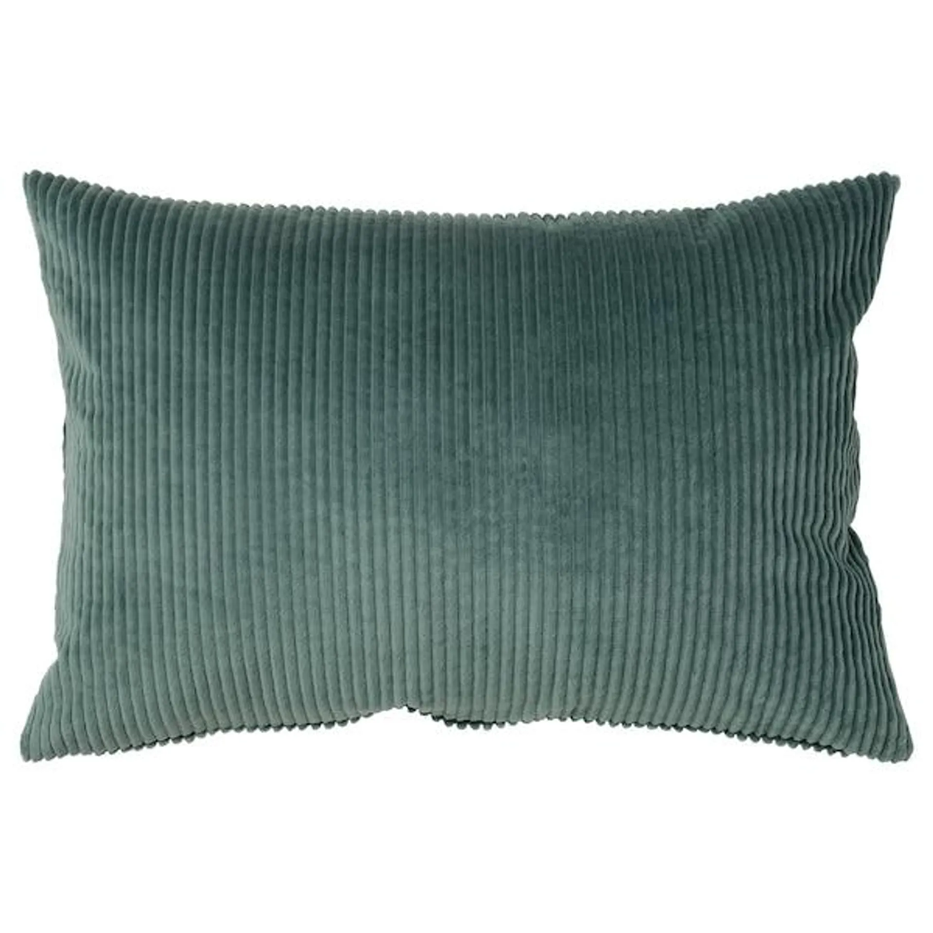 Cushion cover, dark grey-turquoise,