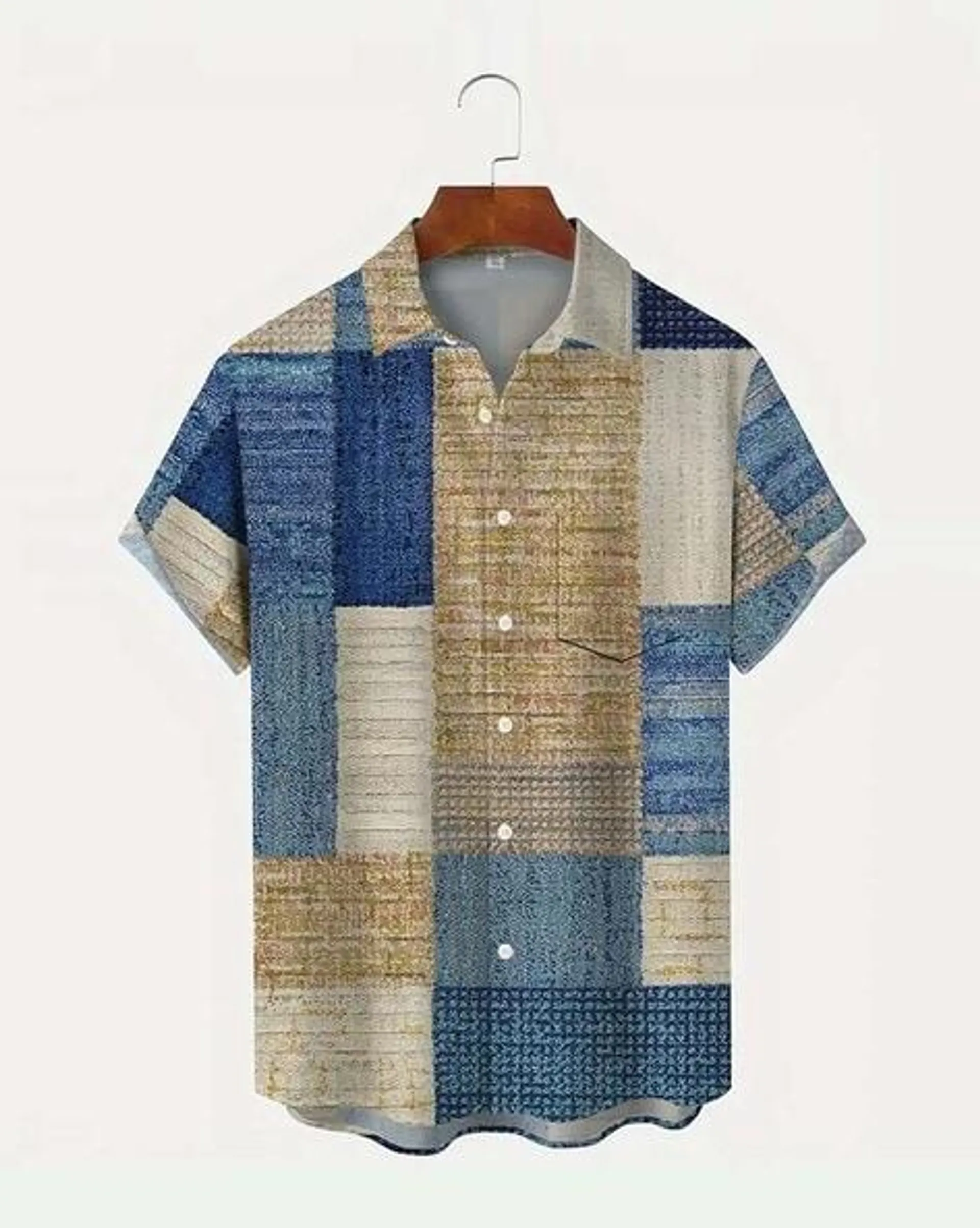 Men Geometric Print Regular Fit Shirt