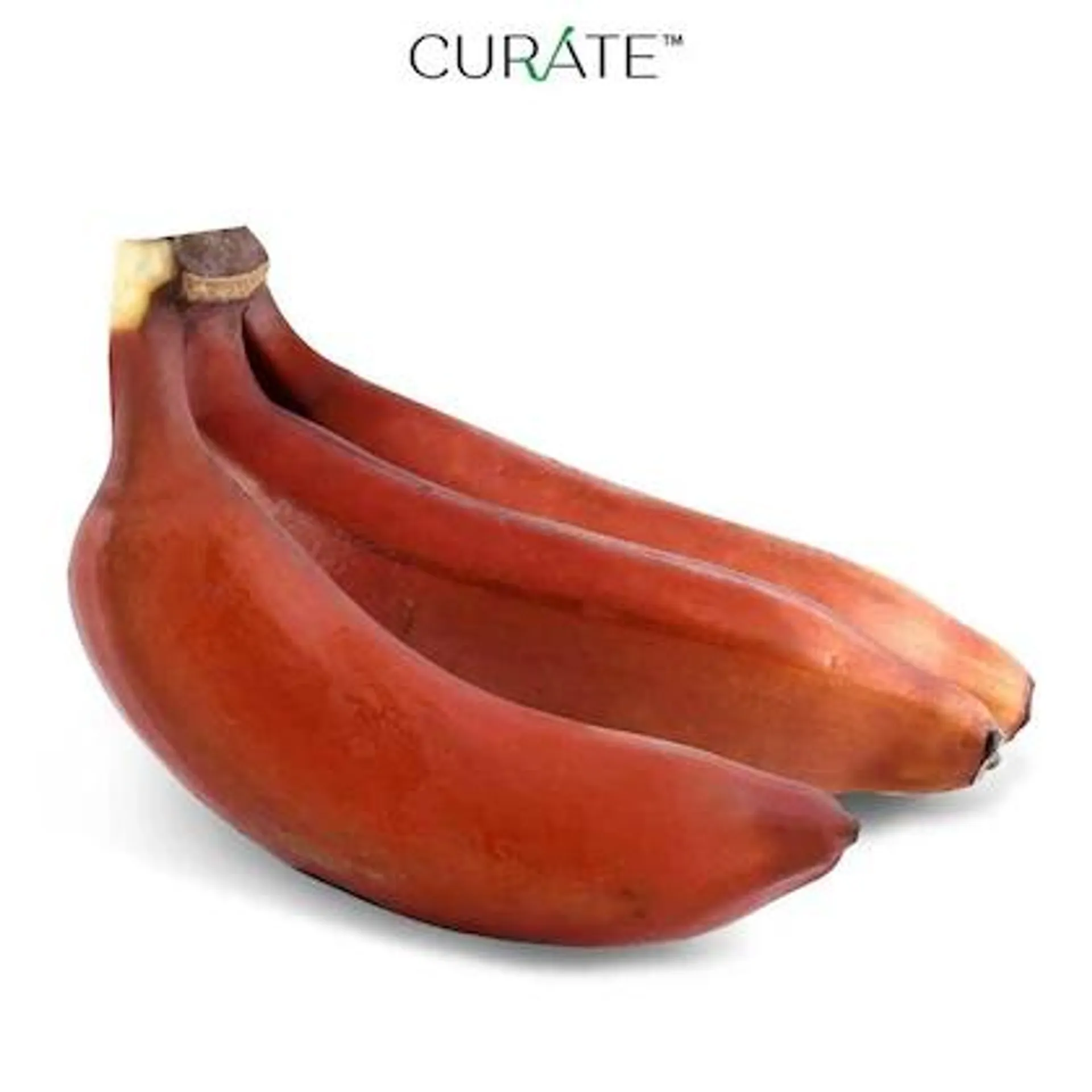 Curate Banana Red Premium Indian 3 pc (Approx 390 g - 590 g)