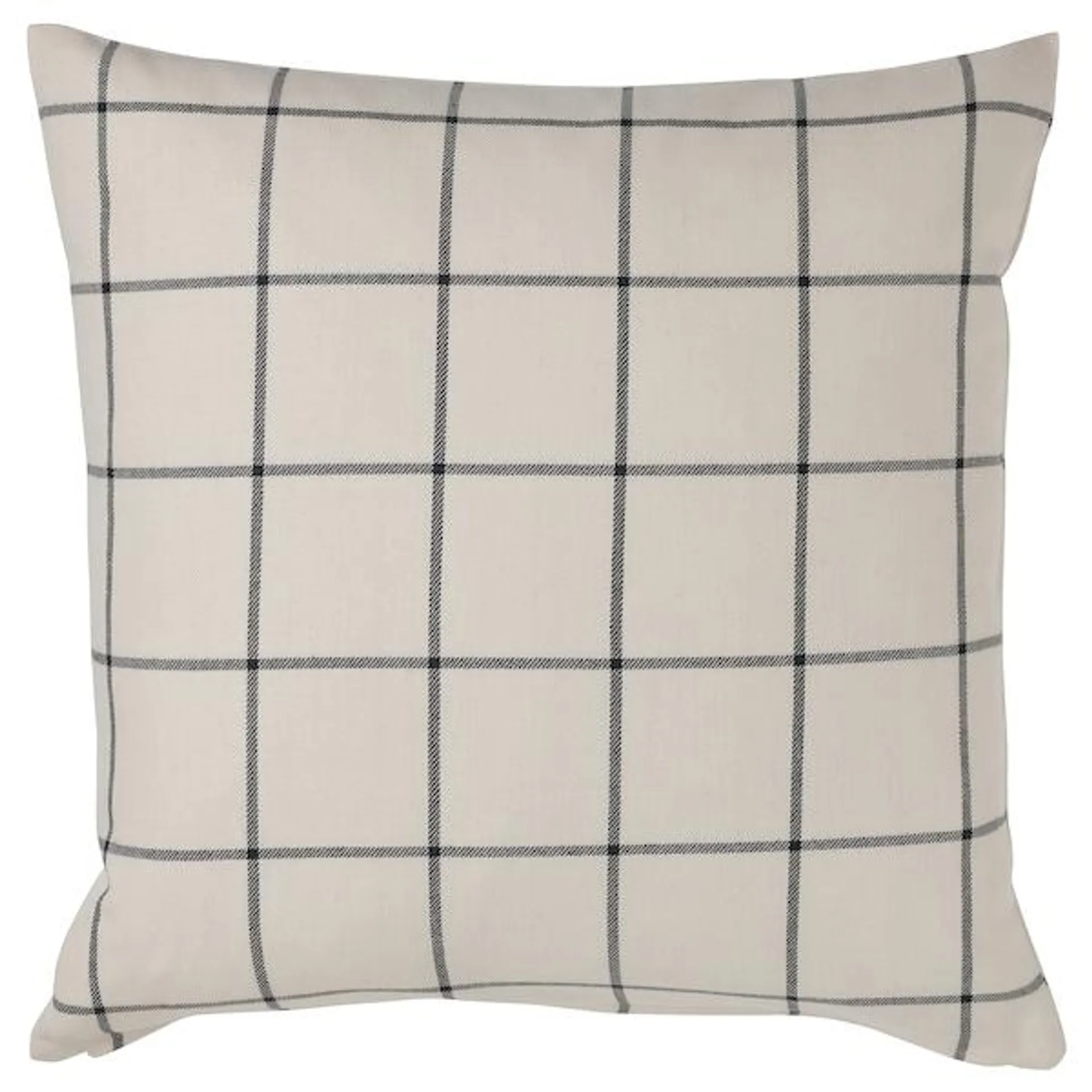 Cushion cover, off-white/black,